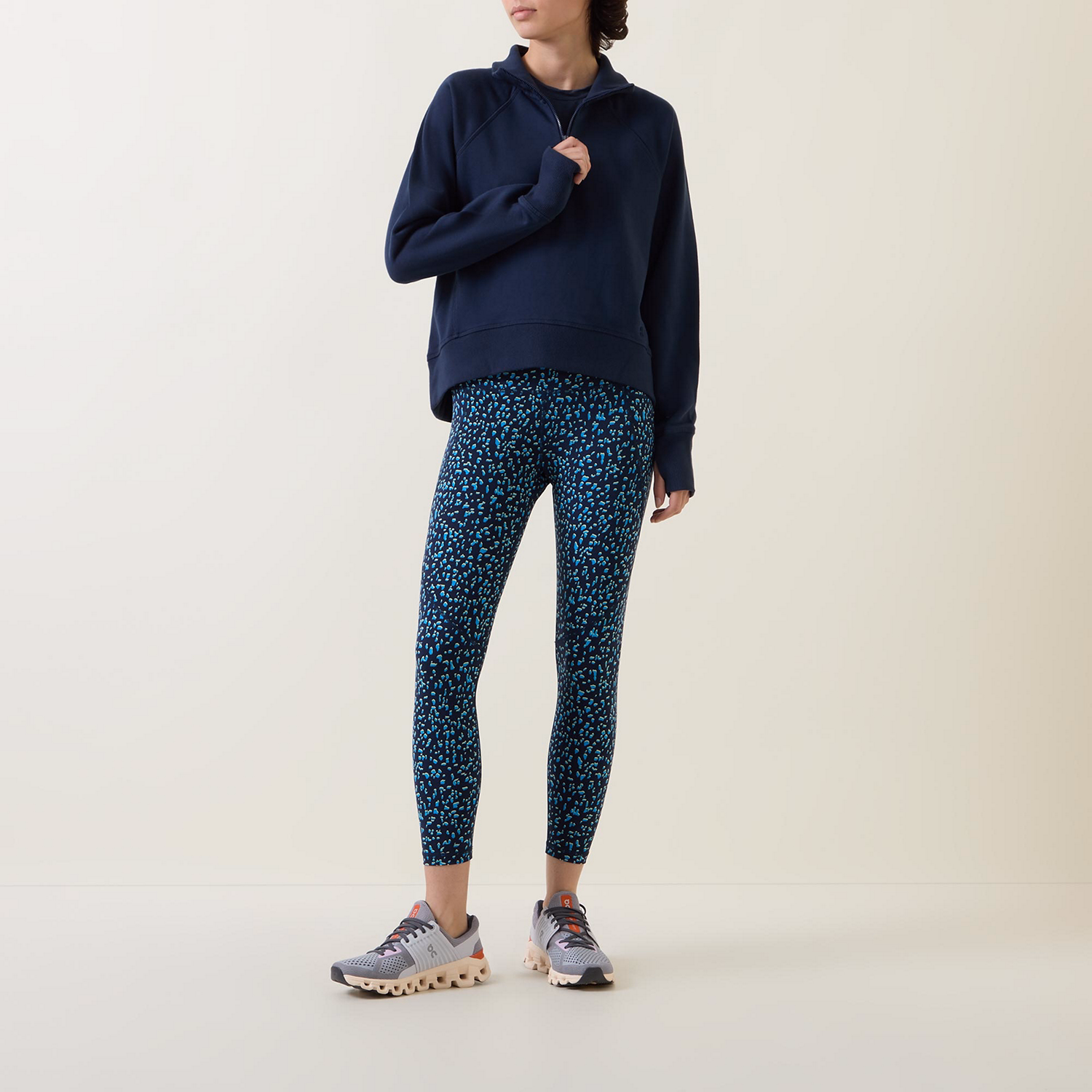 Revive Rib Half-Zip Sweatshirt