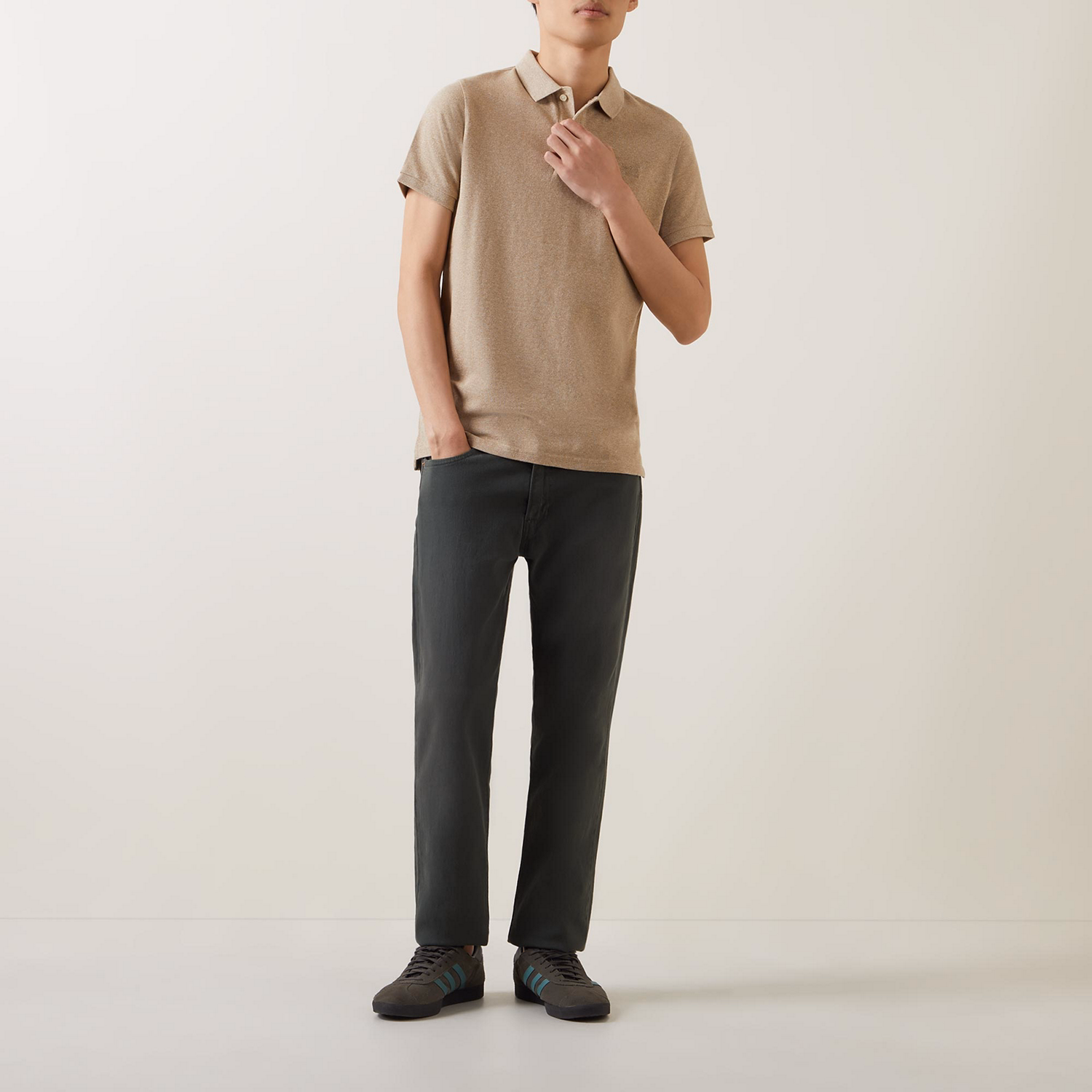 Pique Logo Polo Shirt