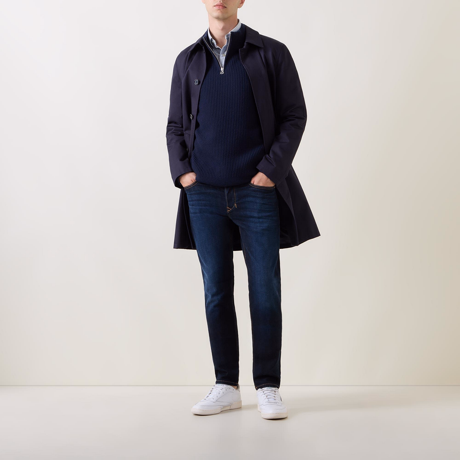 Larkee Beex Mid-Rise Tapered Jeans