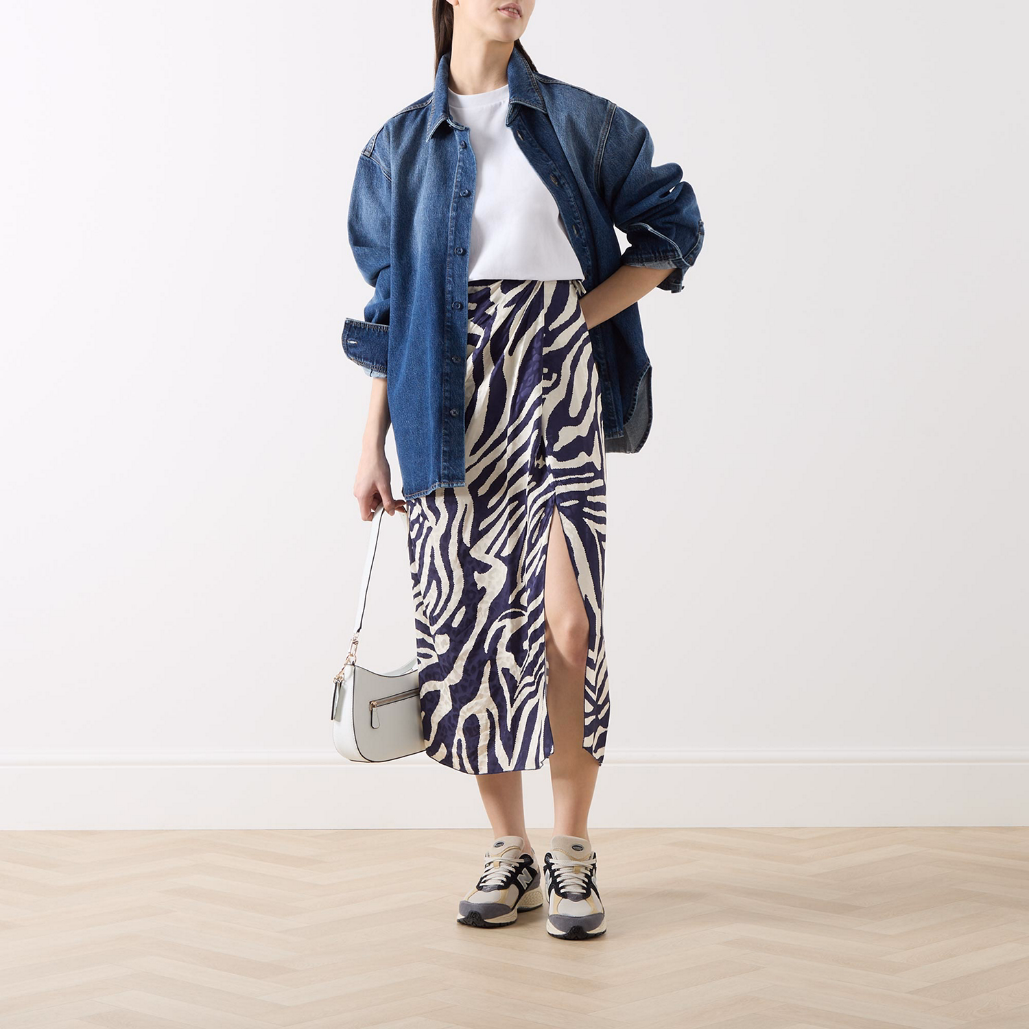 Flavia Zebra Print Skirt