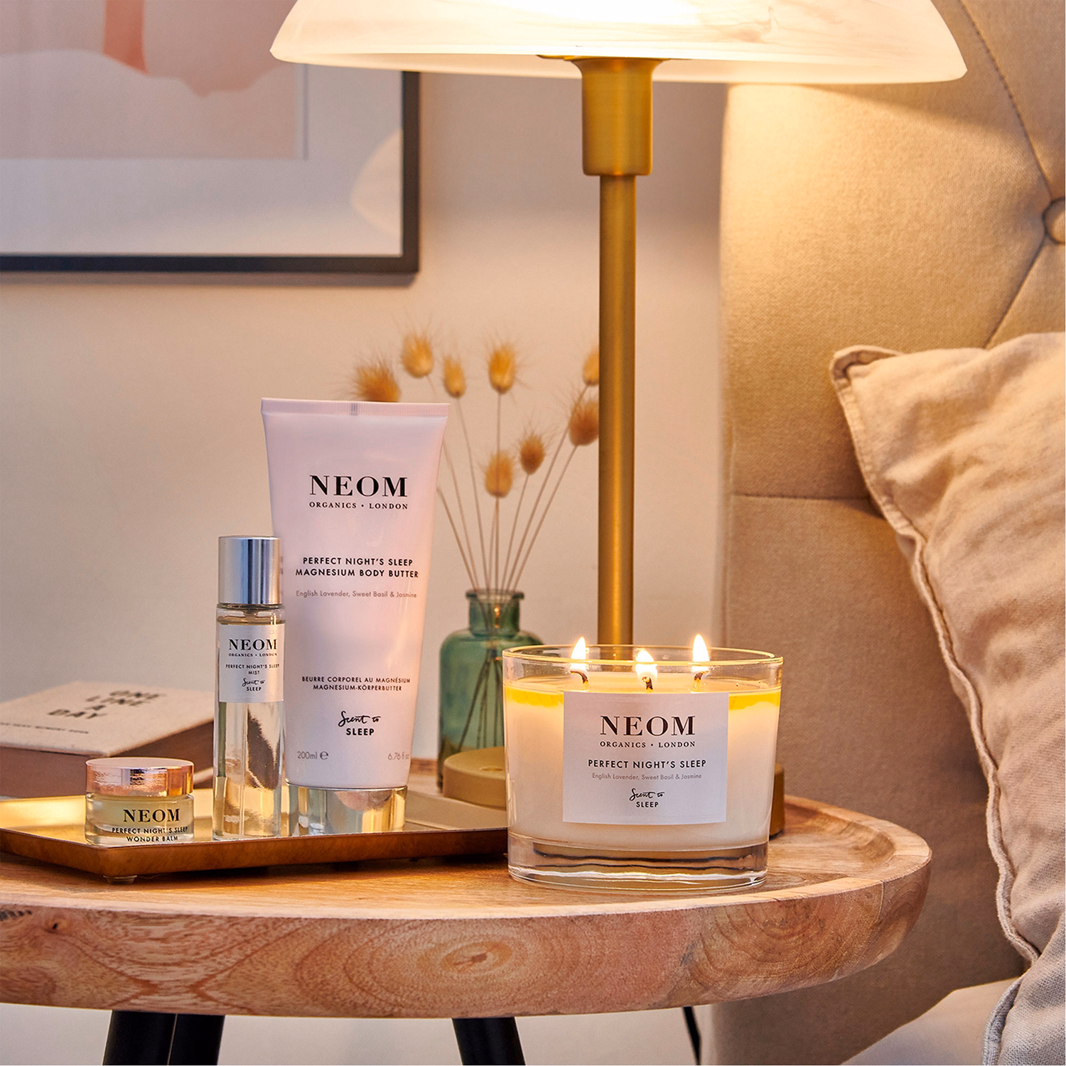 Perfect Night's Sleep Three-Wick Scented Candle 420g