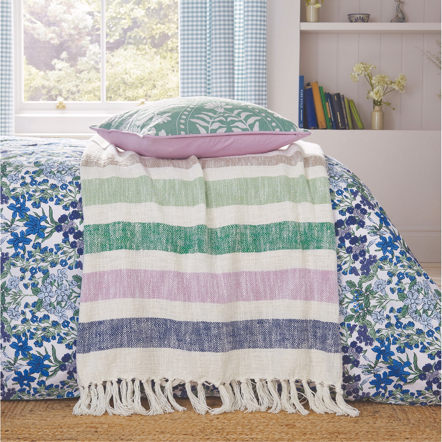 Beekeepers Stripe Throw Multi