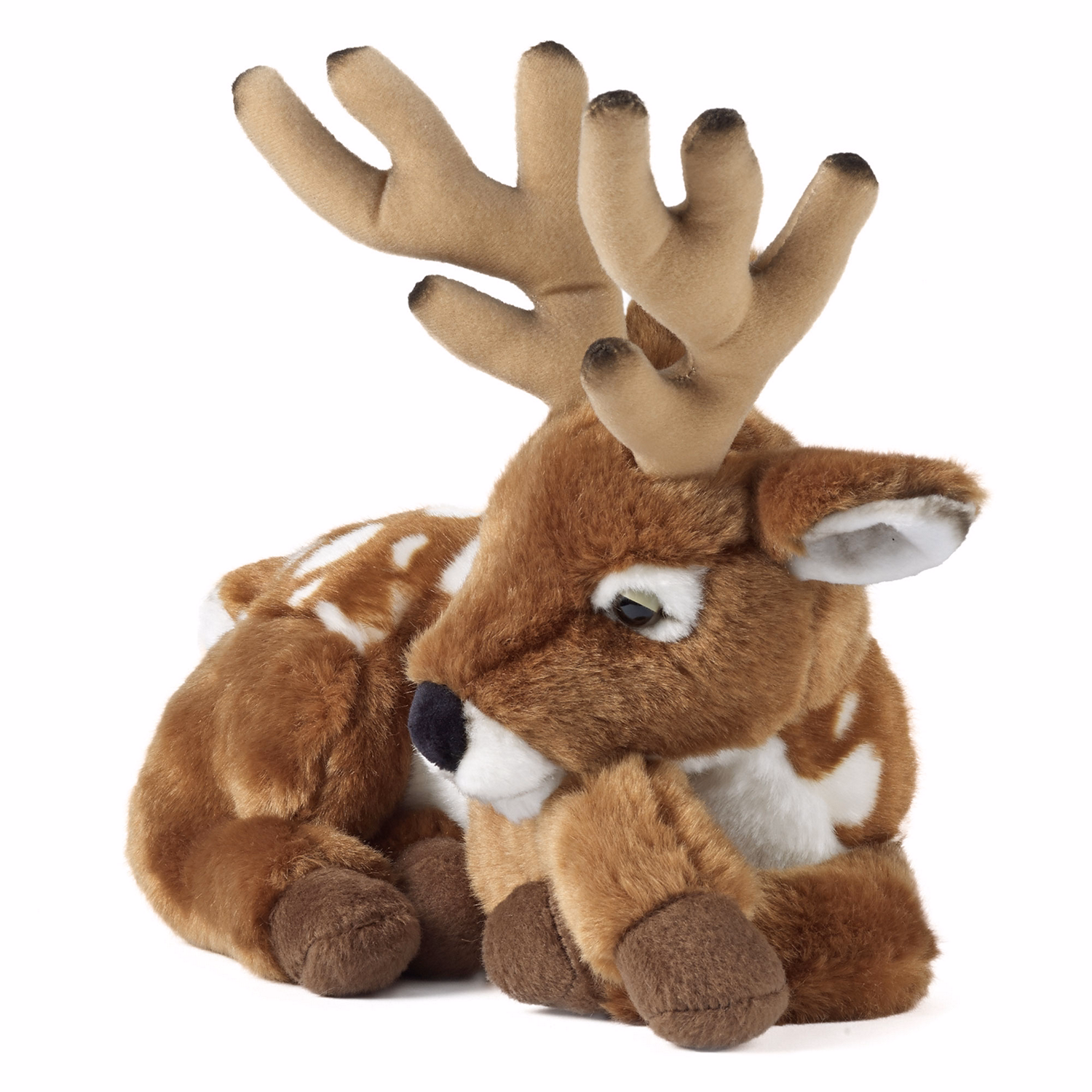 Plush Deer With Antlers 35cm