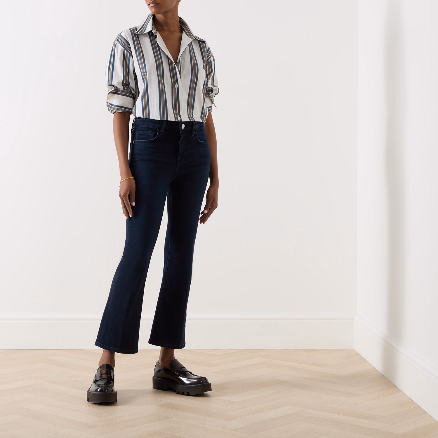 Le Crop Mini Bootcut Jeans