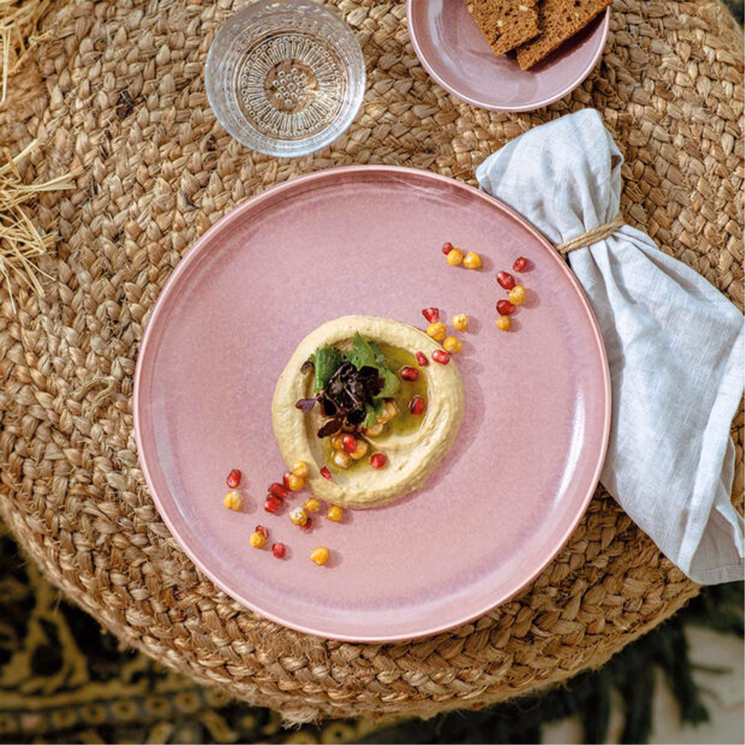Perlemor Coral Dinner Plate, 27 Cm