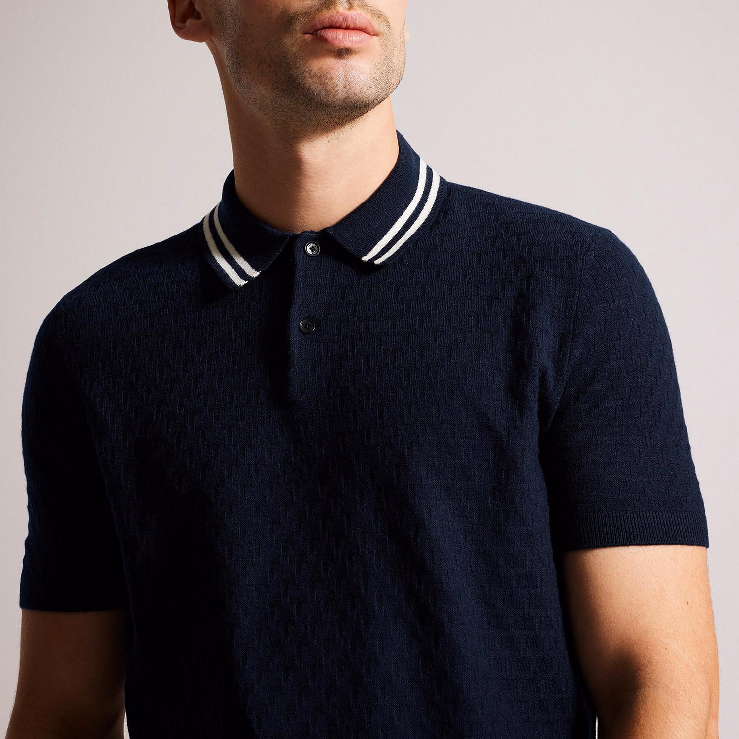 Mahana Stitched Polo Shirt