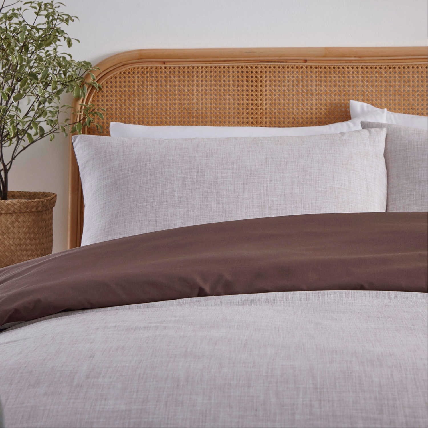 Biscay Duvet Set Brown