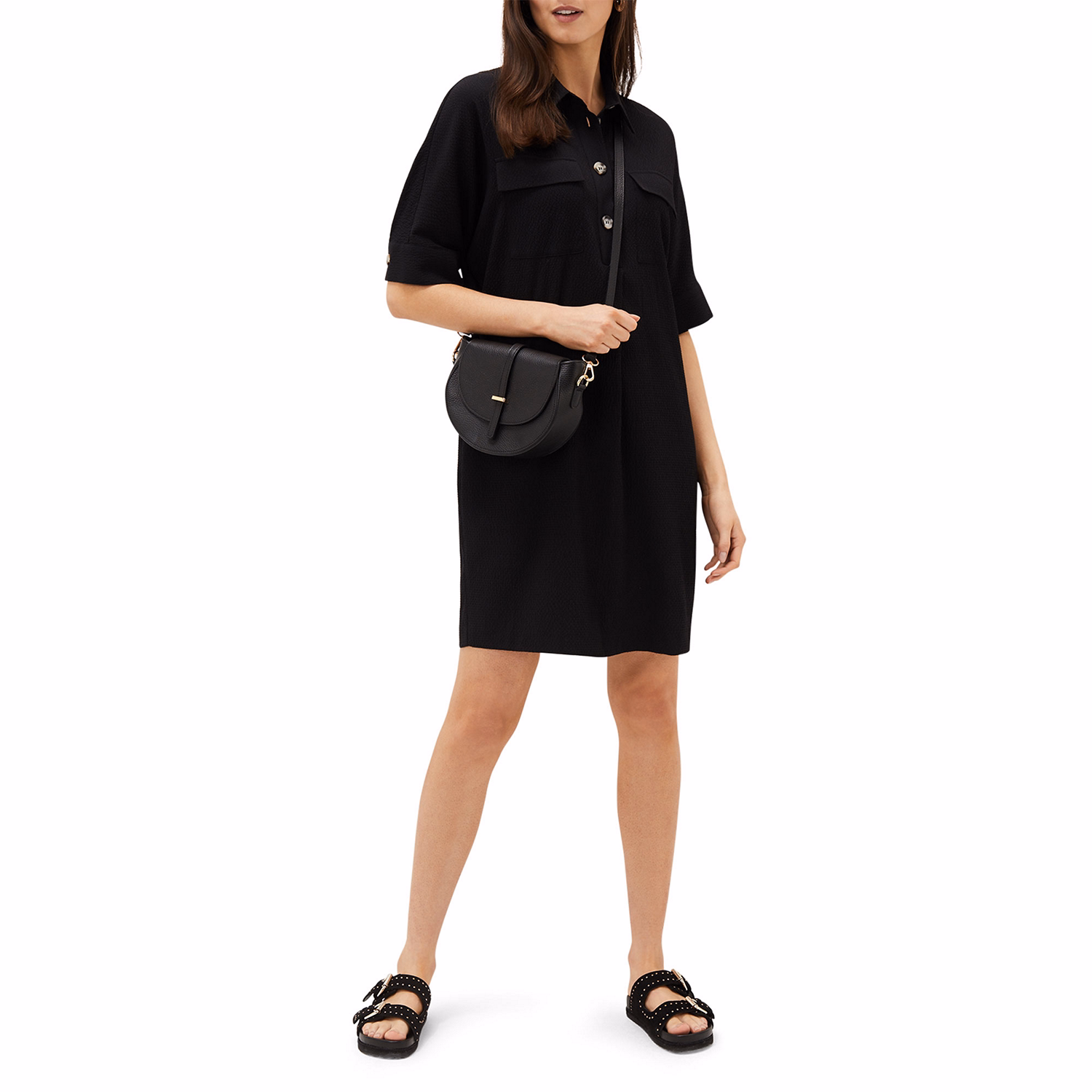 Faye Textured Tunic Dress