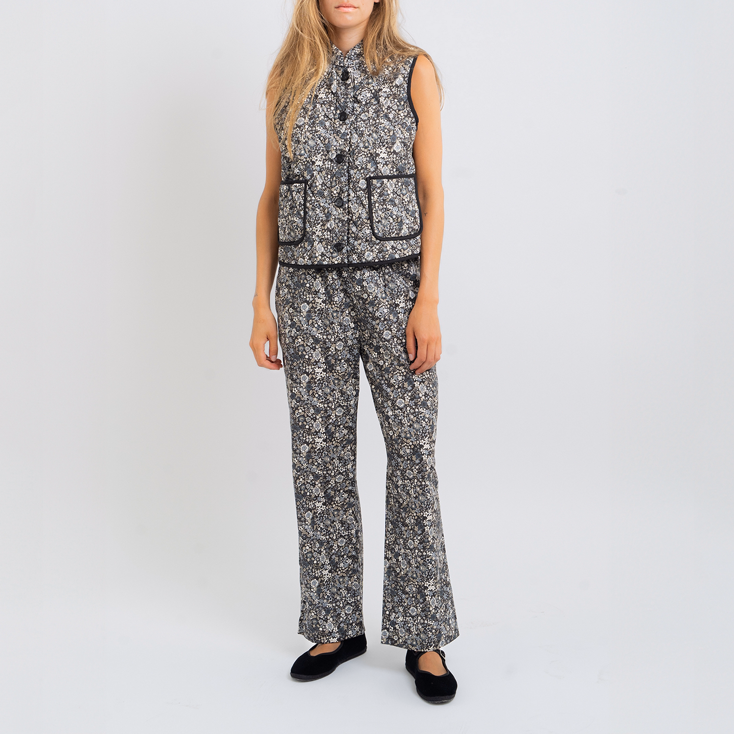 Cairo Floral Quilted Vest