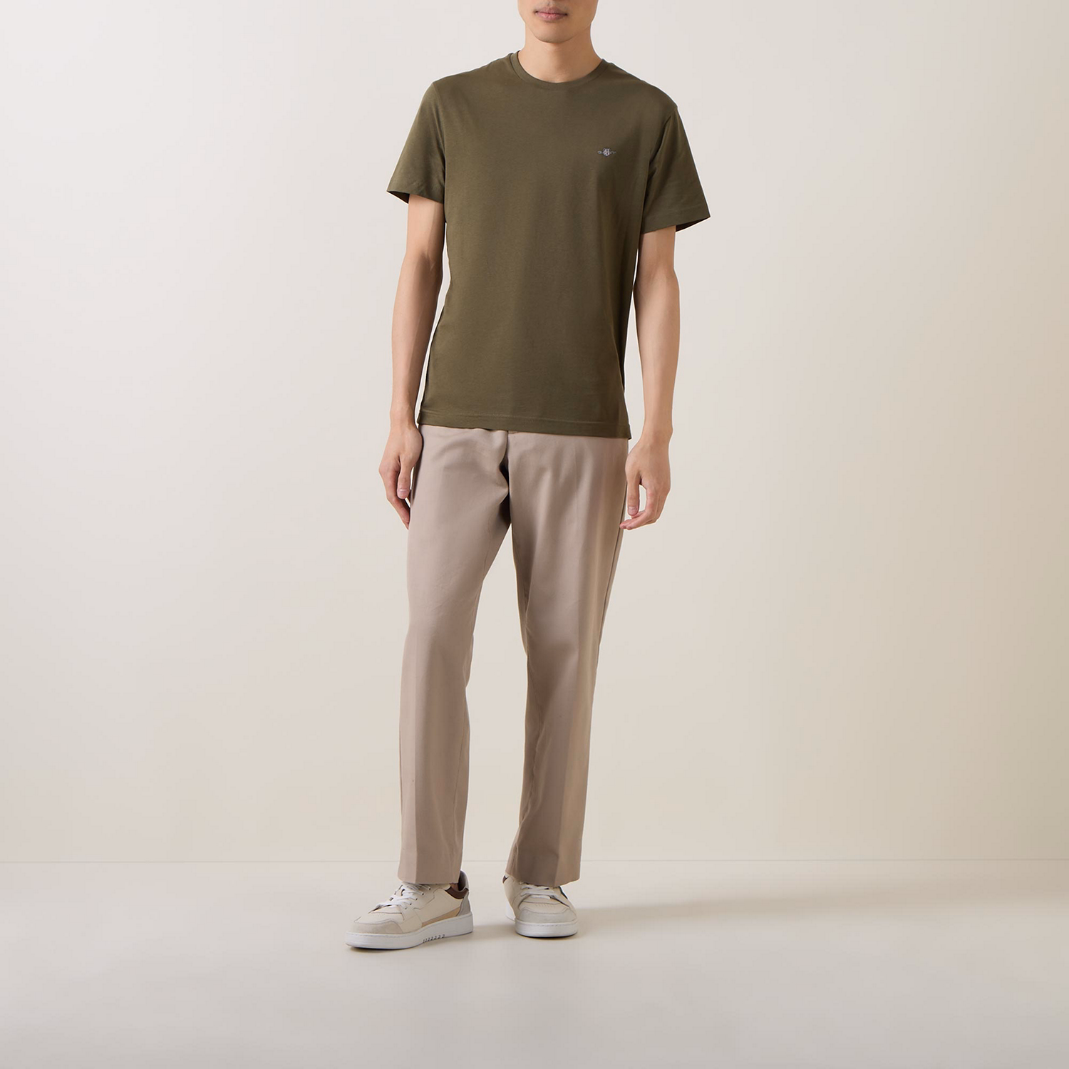 Shield Logo Crew Neck T Shirt