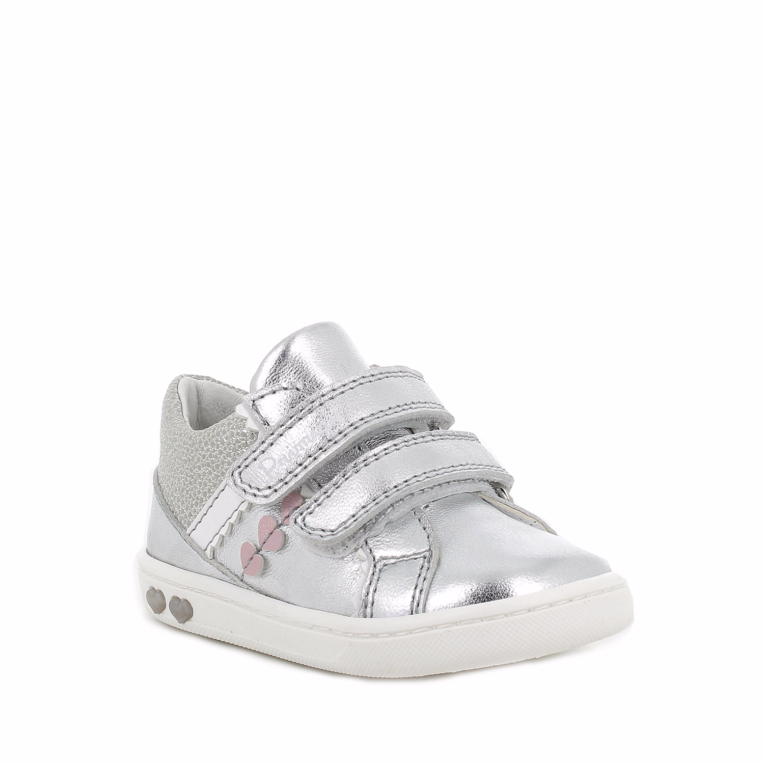 Chrome Metallic Trainers
