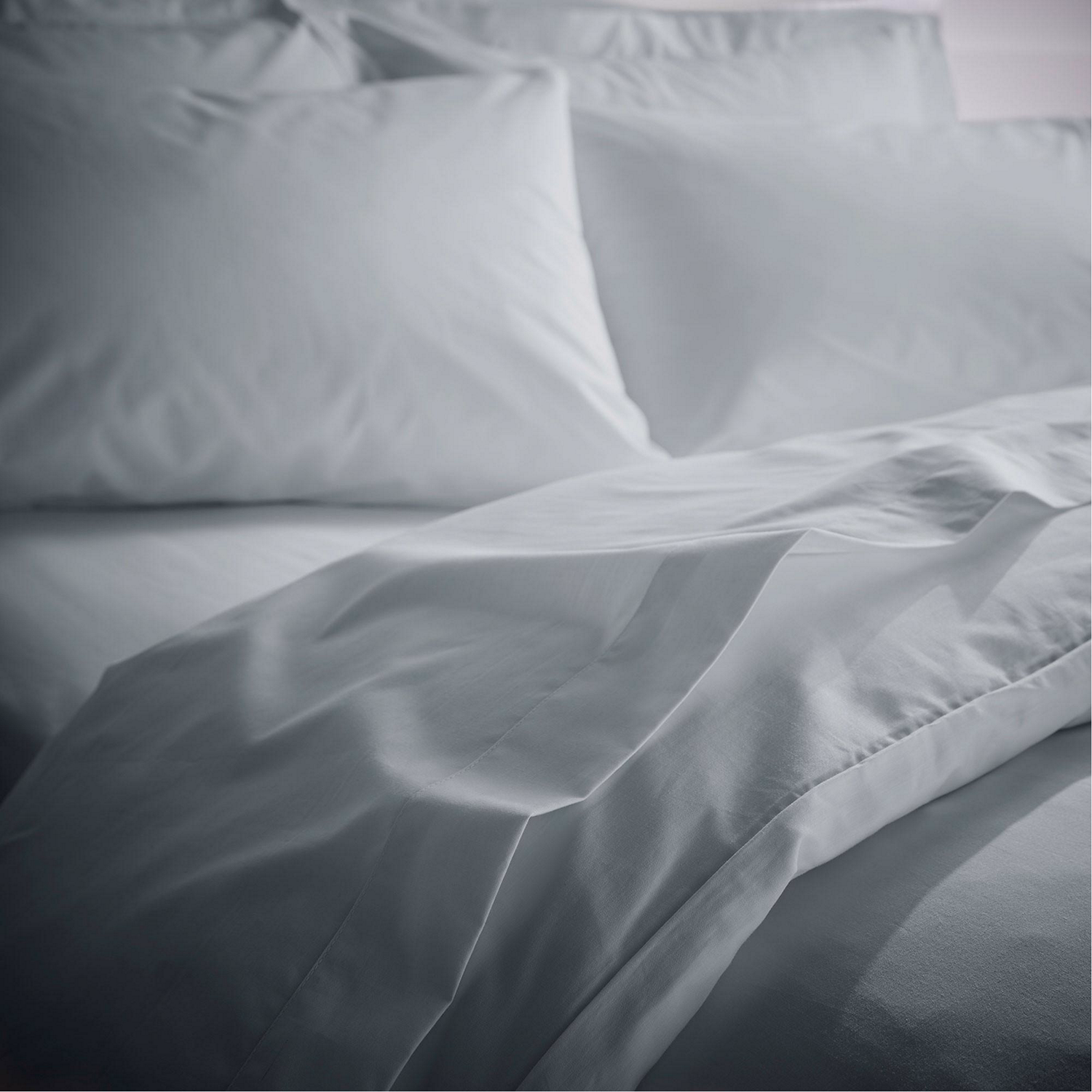 200 Thread Count Cooling Tencel Flat Sheet Silver