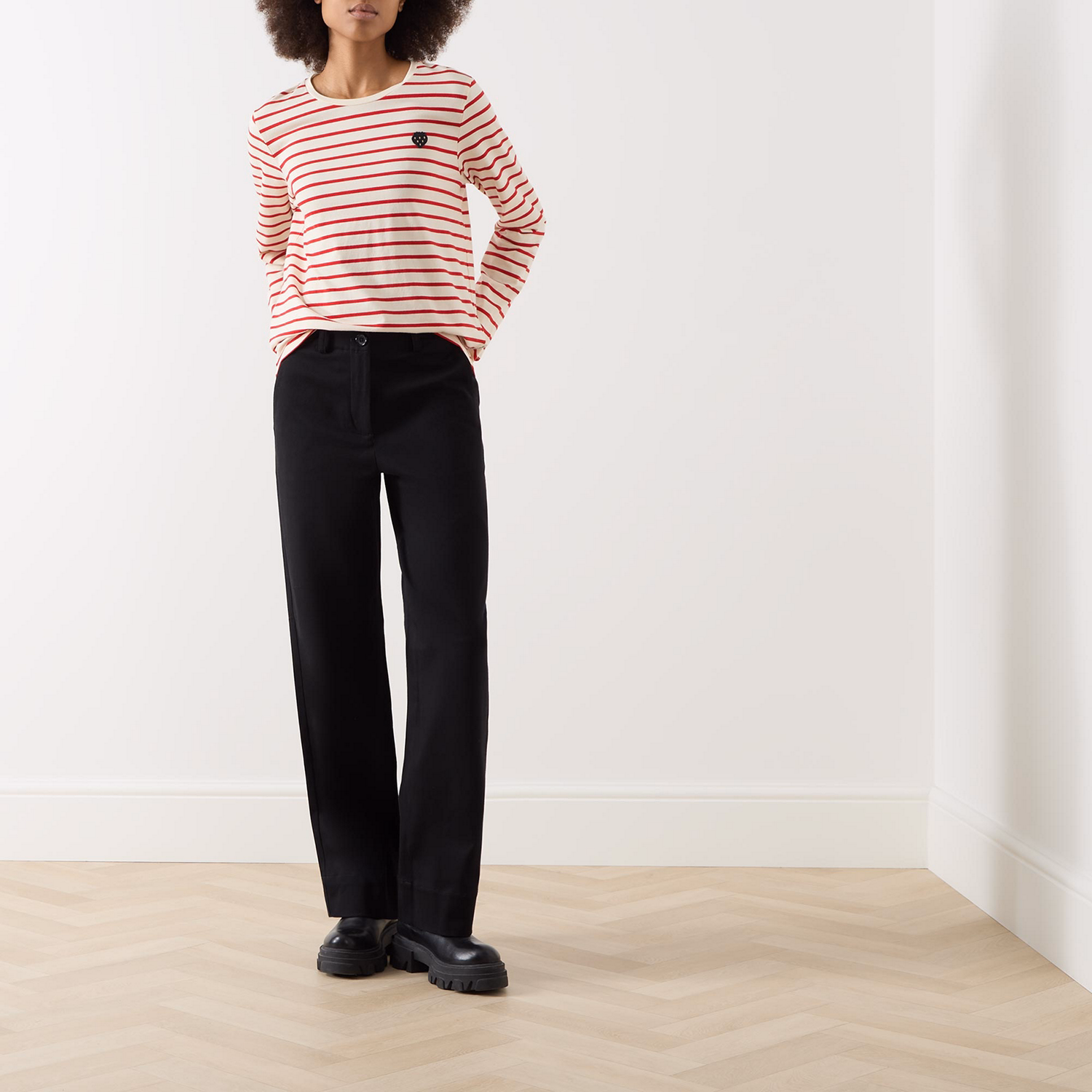 Striped Long-Sleeved T-Shirt