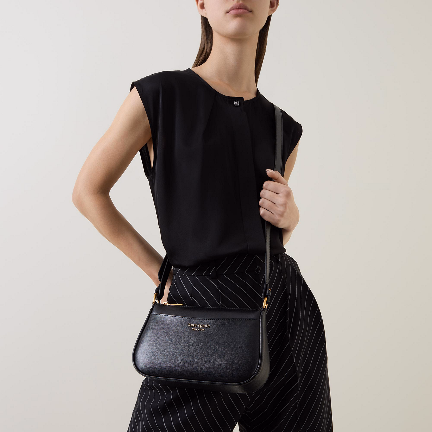 Bleecker Zip-Top Crossbody Bag