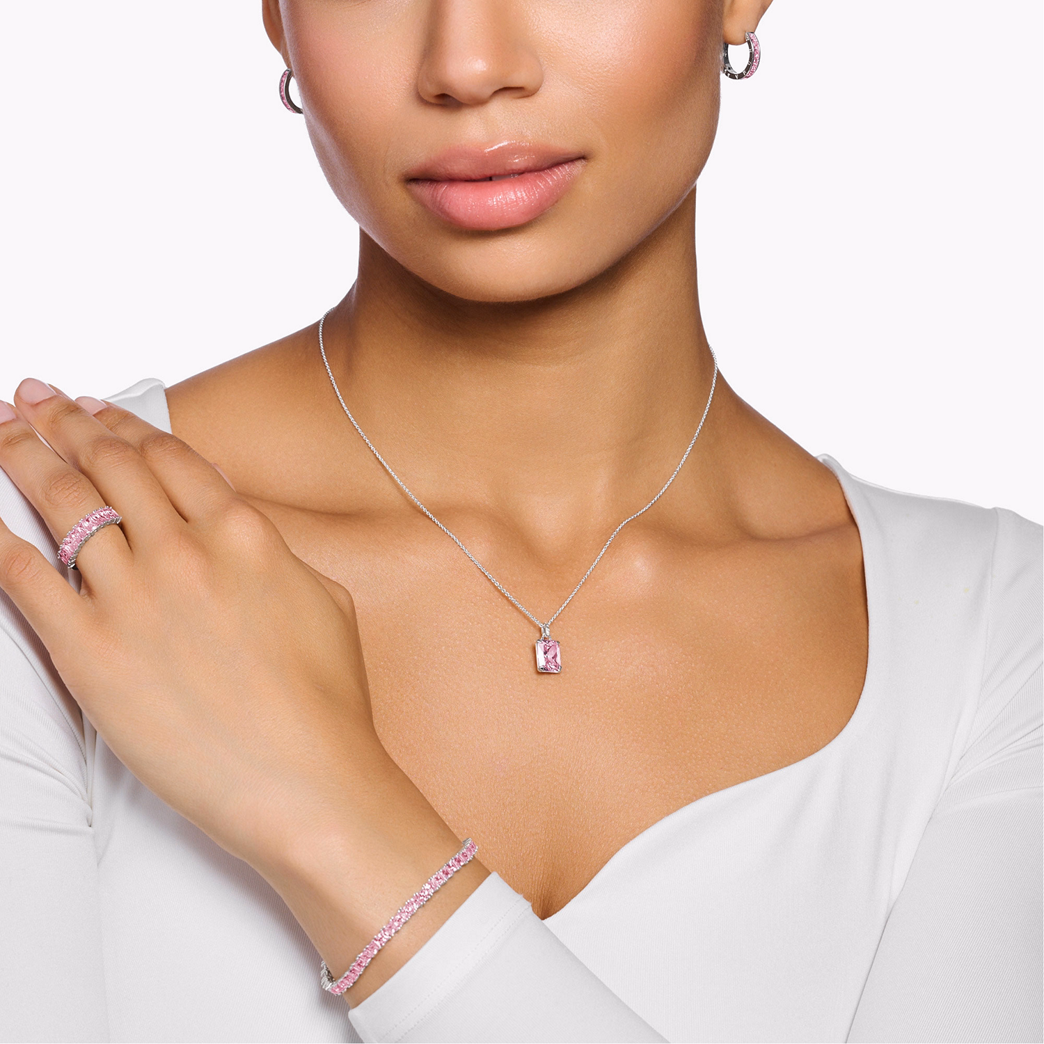 Pendant Fine Link Necklace