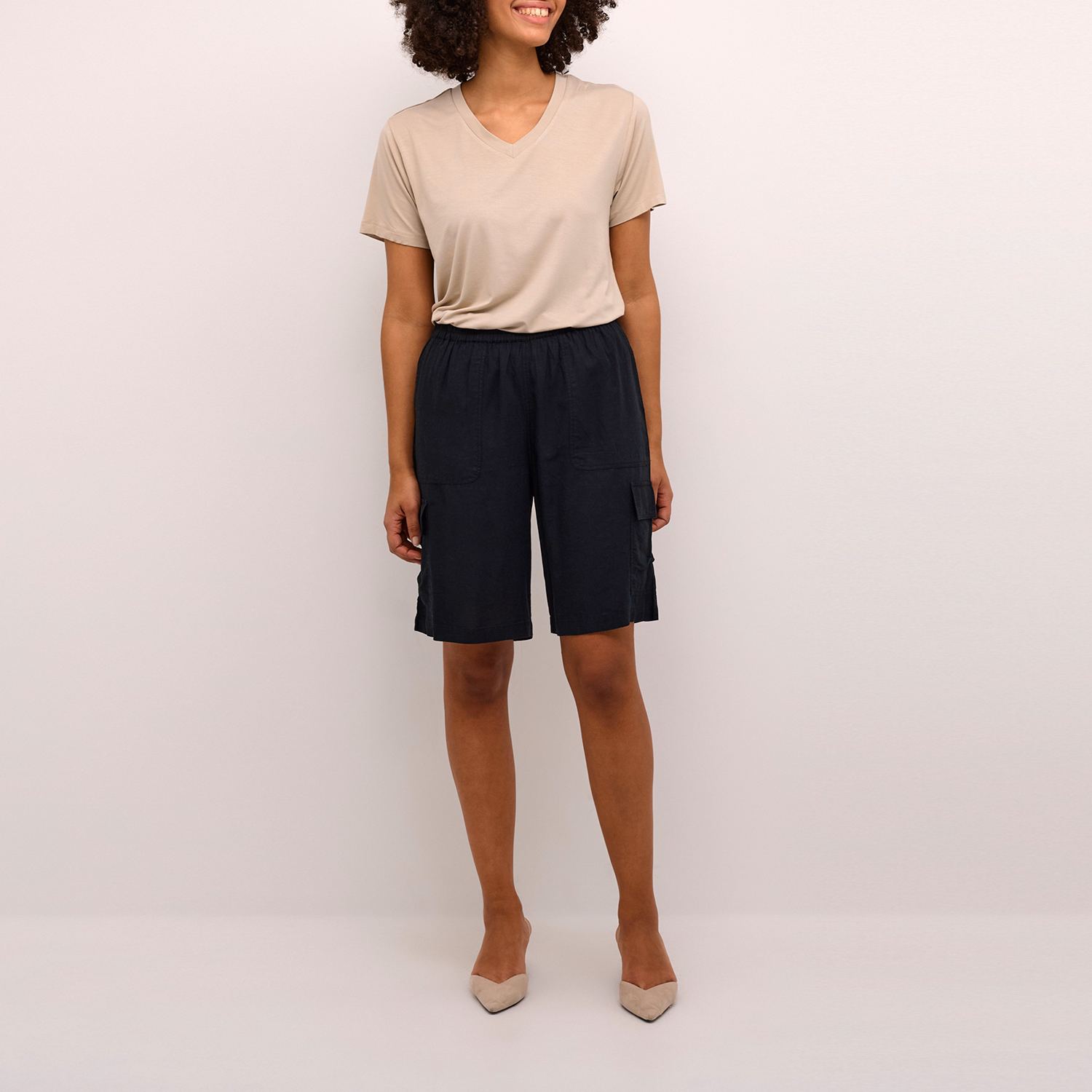 Milia Mid-Rise Cargo Shorts