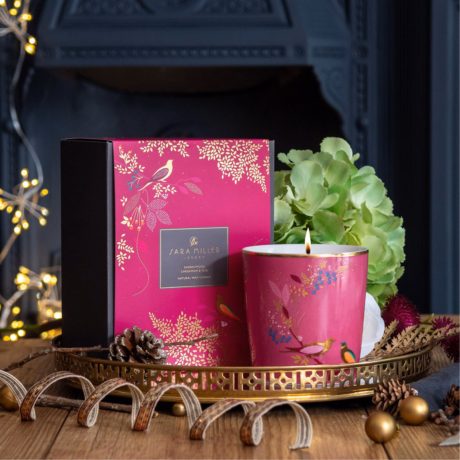 Sara Miller Sandalwood Cardamom & Oudwood Candle