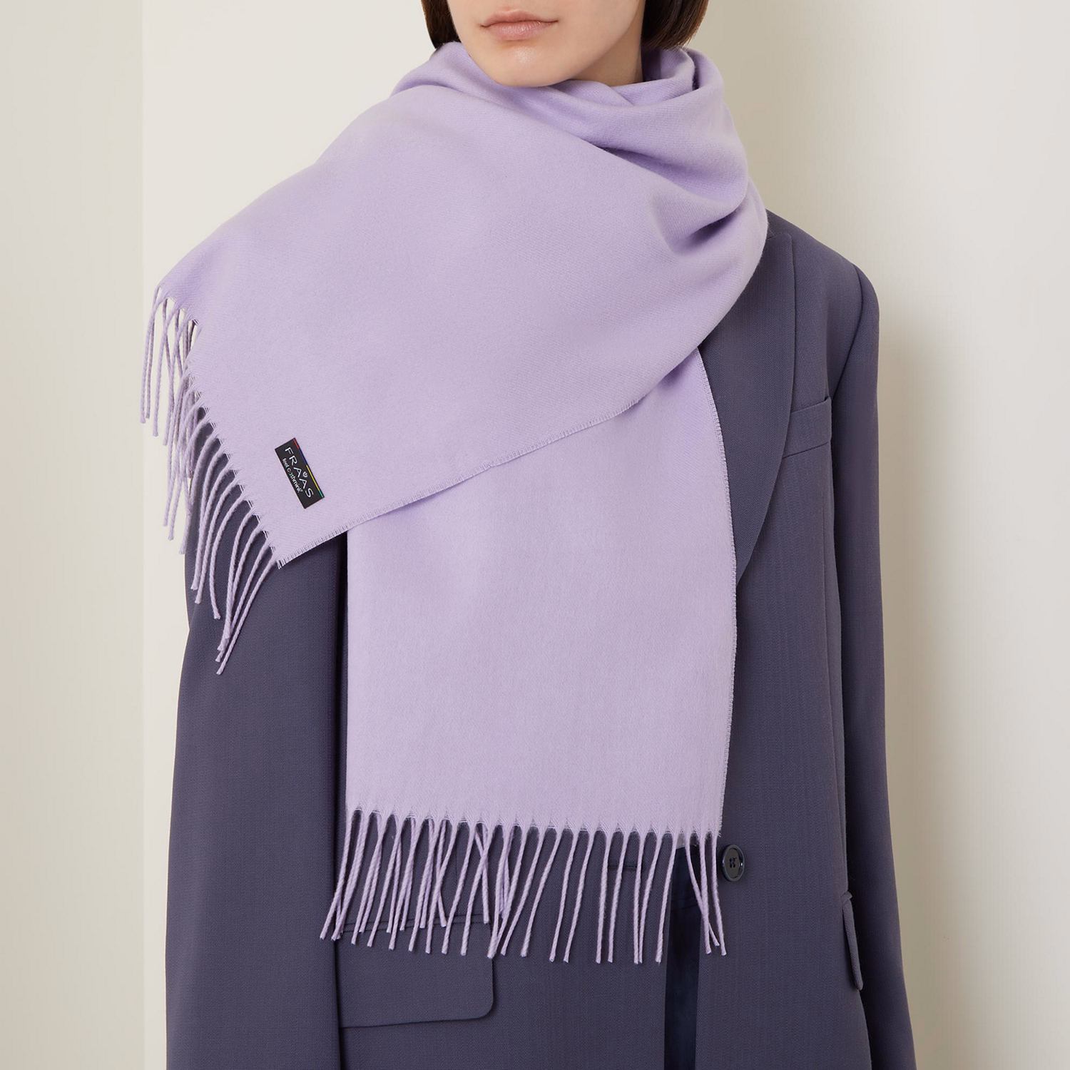 Solid Fringe Scarf