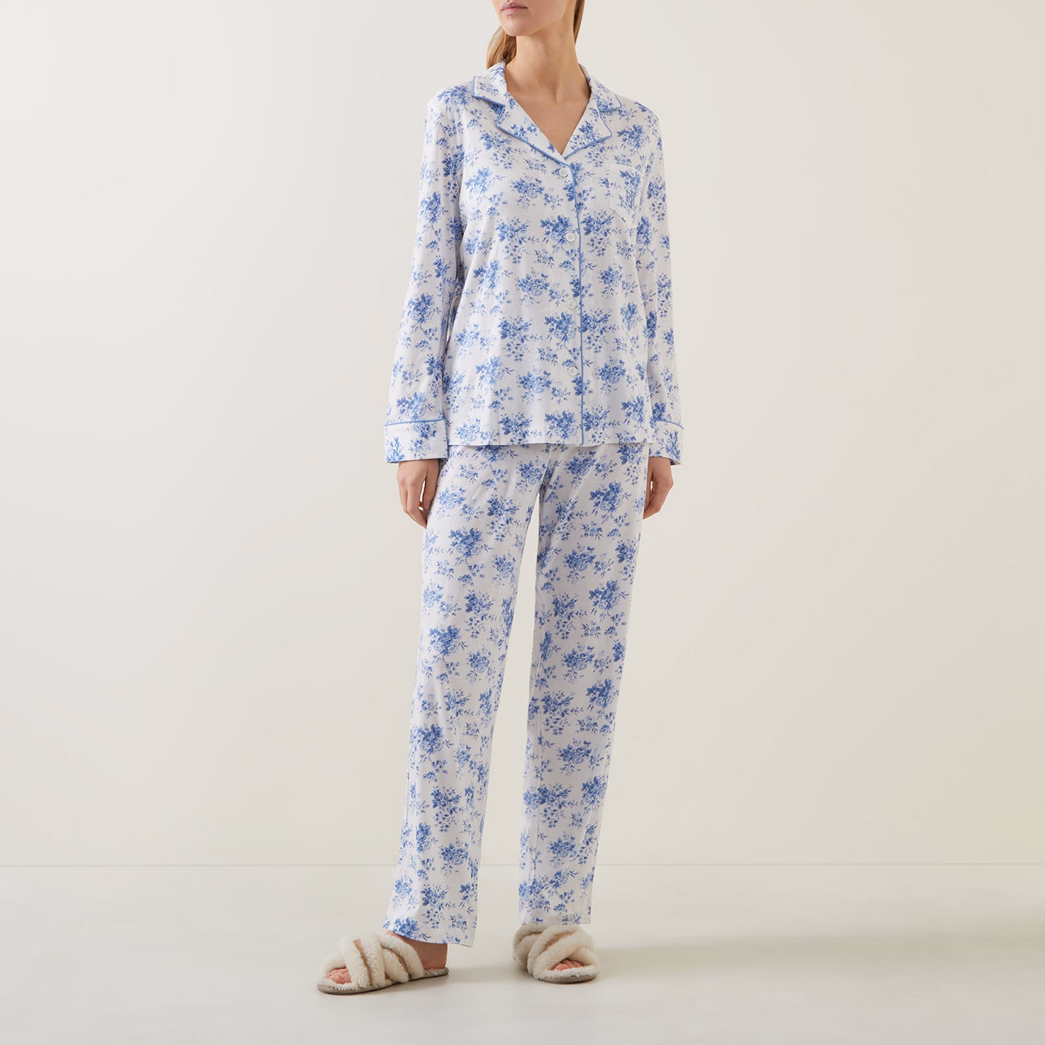 Classic Floral-Print Pyjama Set