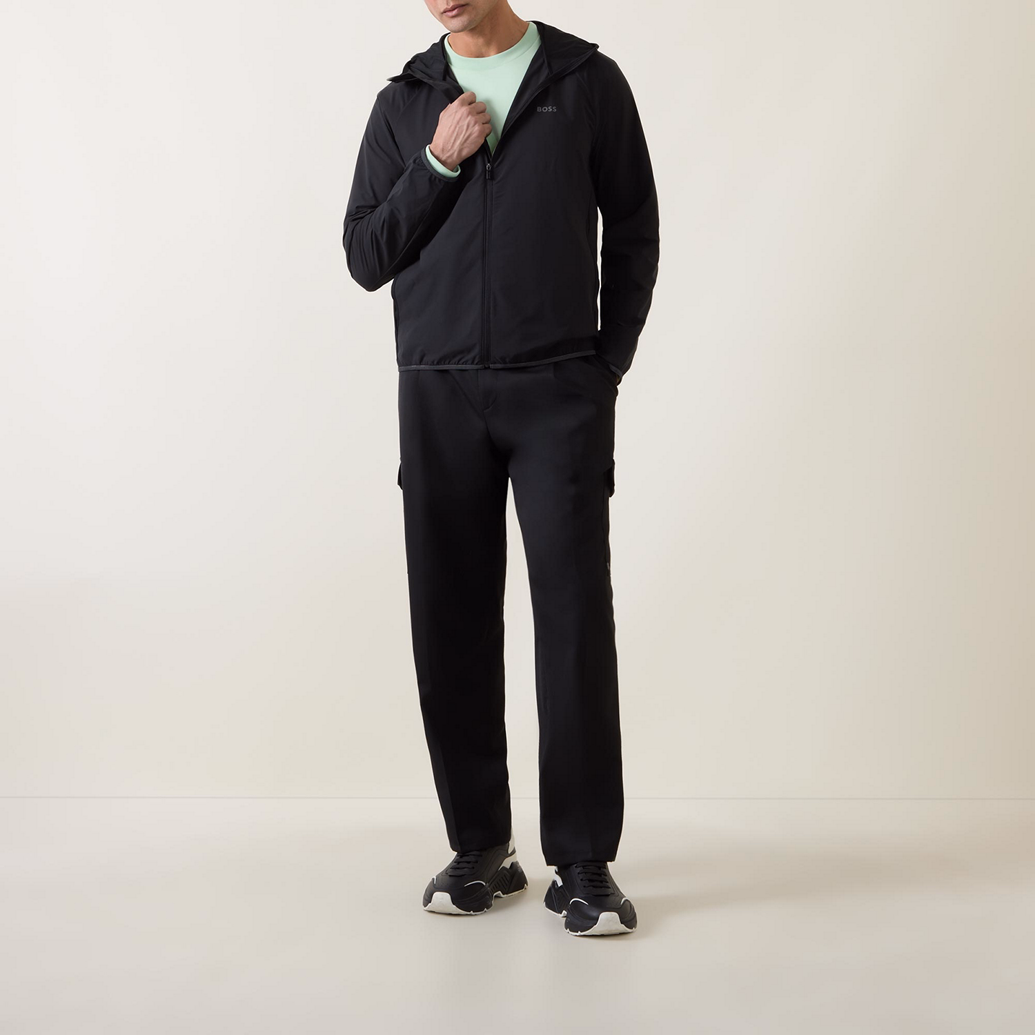 J-Cush1 Logo Slim Fit Jacket