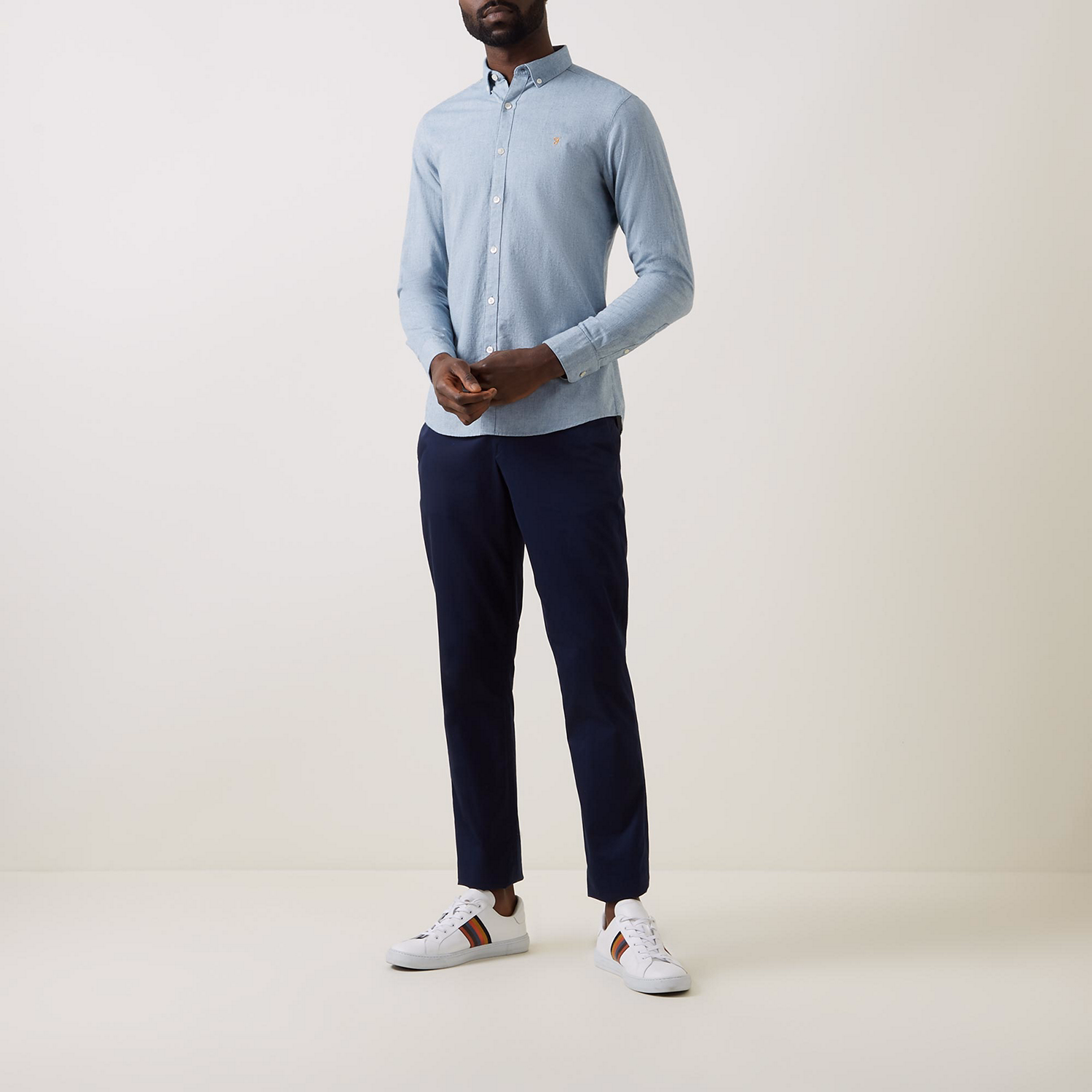 Steen Slim-Fit Brushed Cotton Shirt