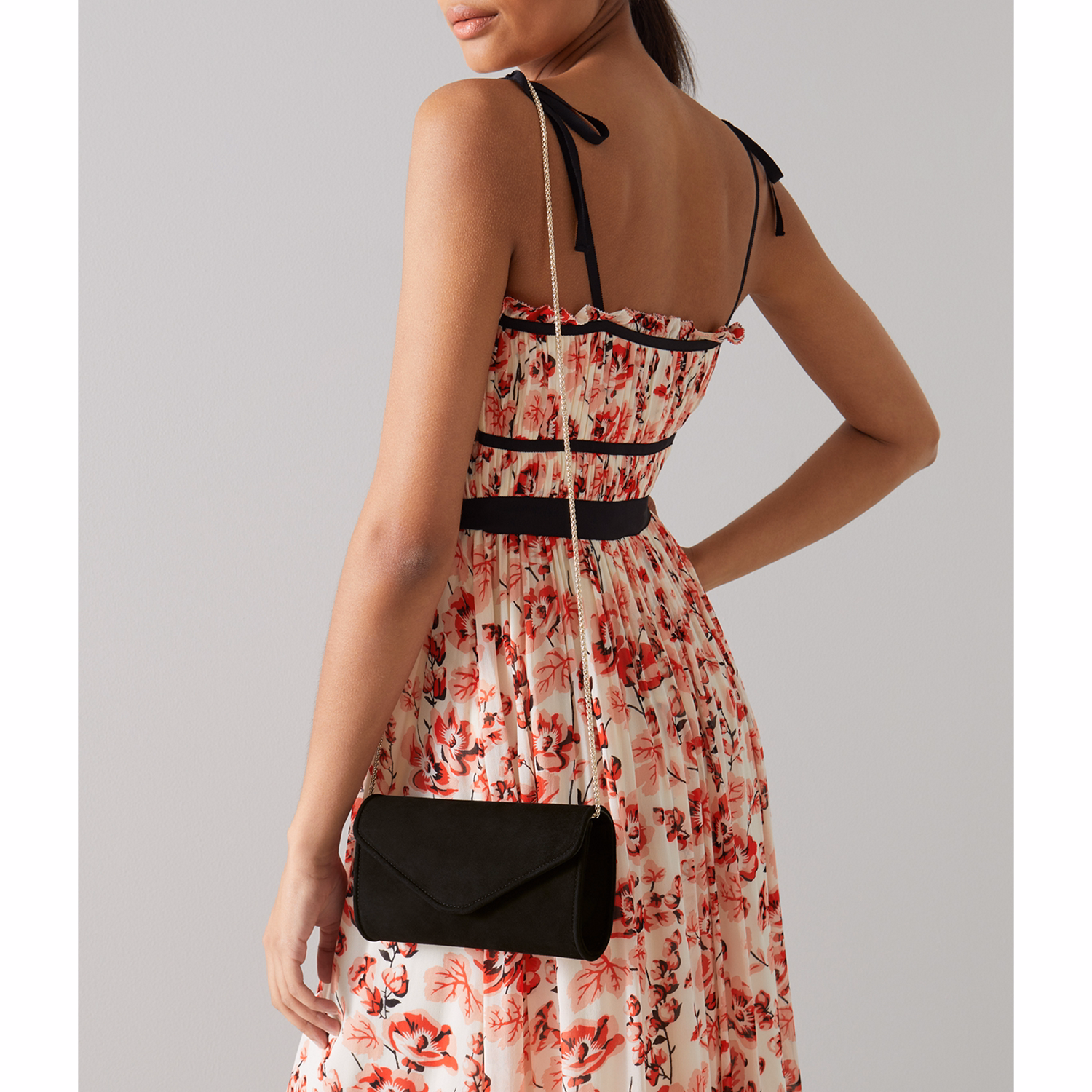 Dominica Suede Clutch Bag