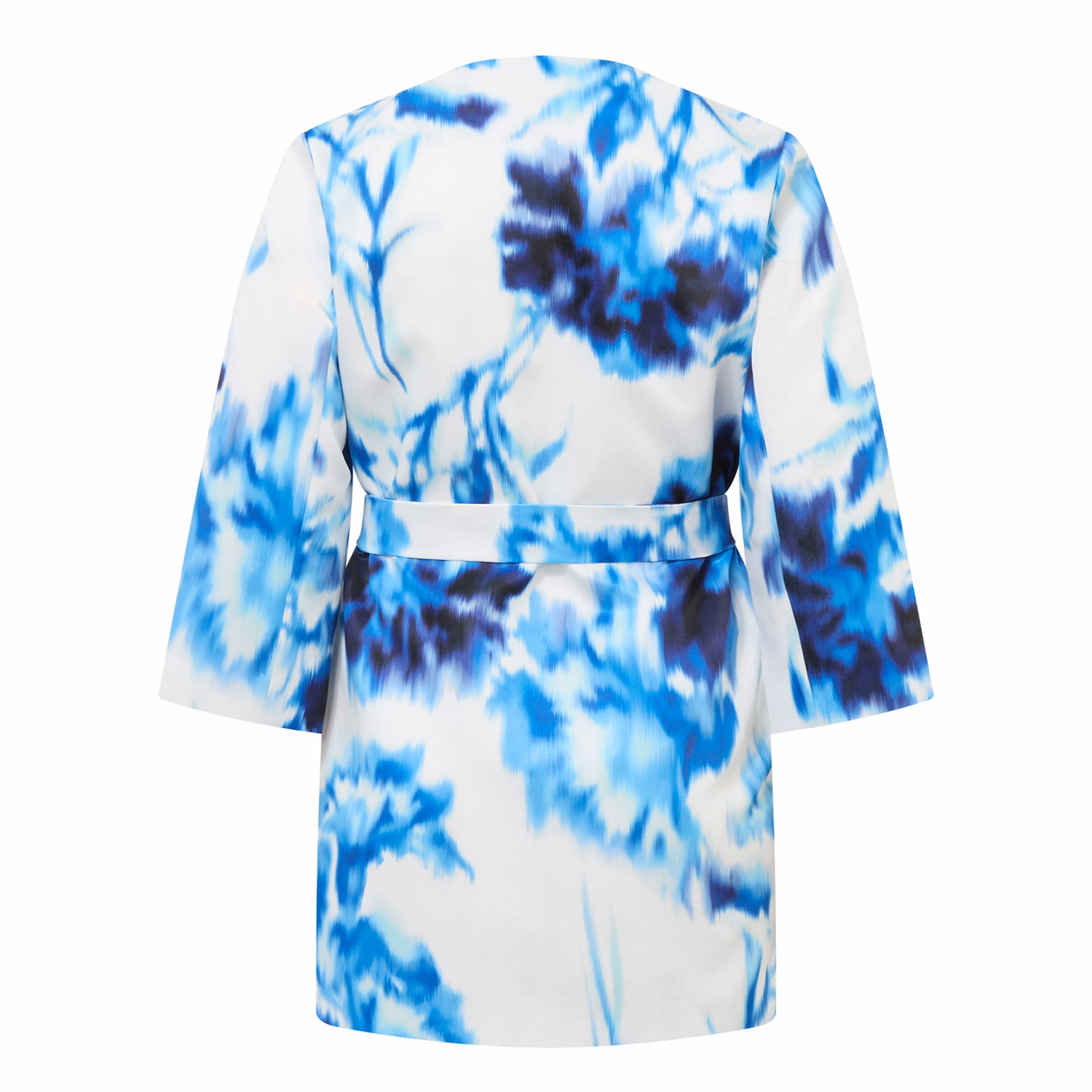 Borneo Printed Wrap Coat