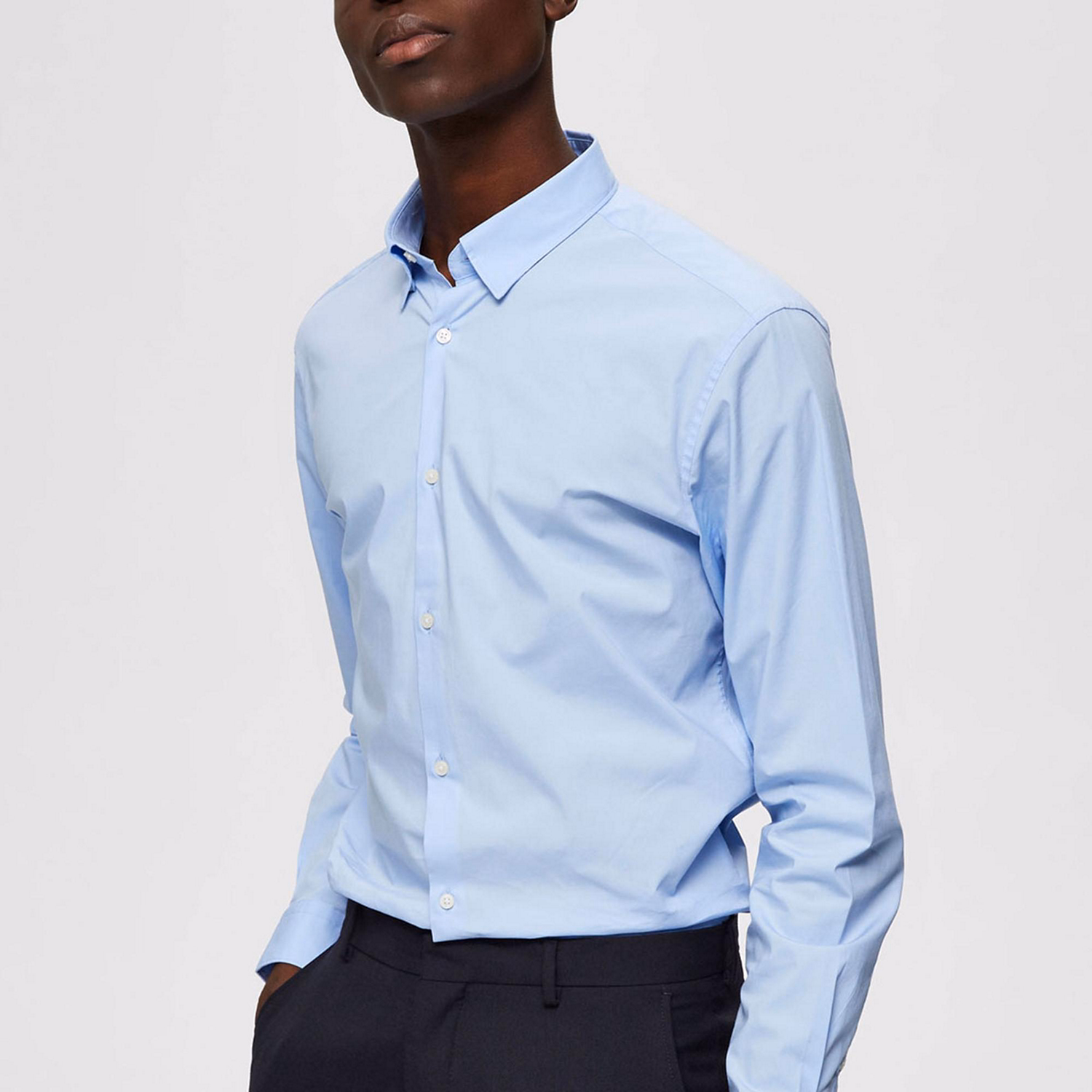 Michigan Single Cuff Slim Shirt