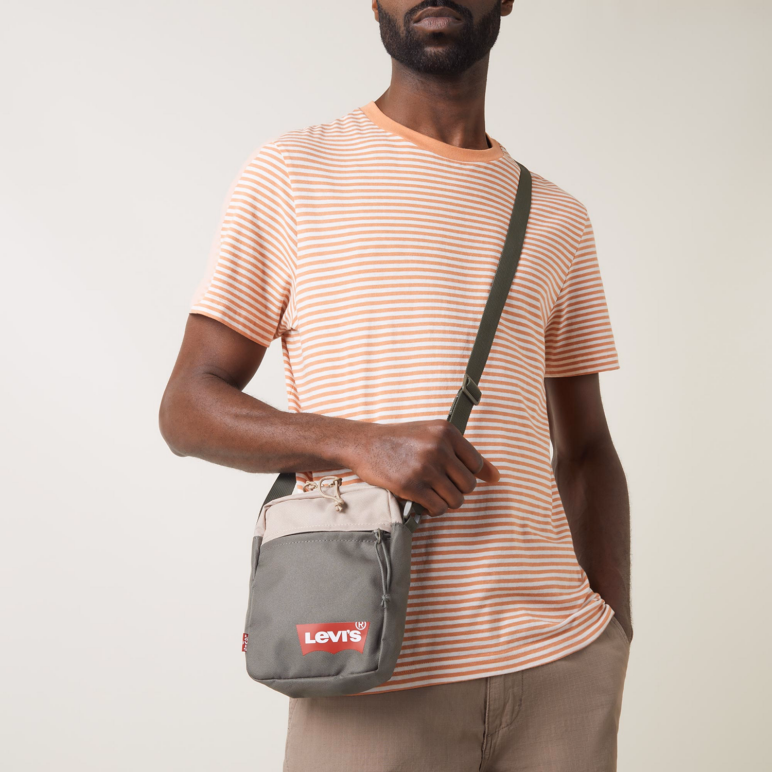 Batwing Logo Messenger Bag