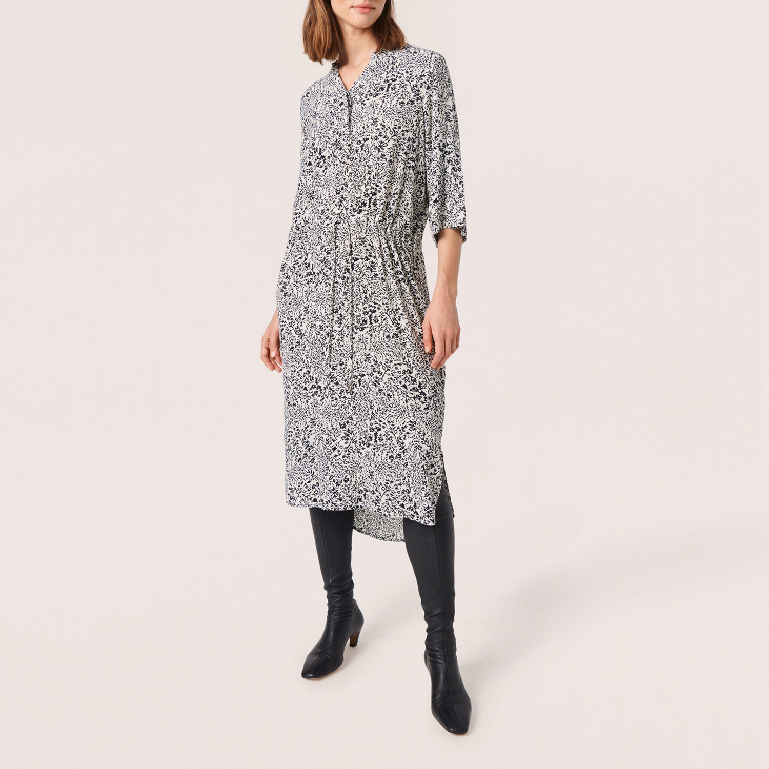 Zaya Printed Shirt Dress