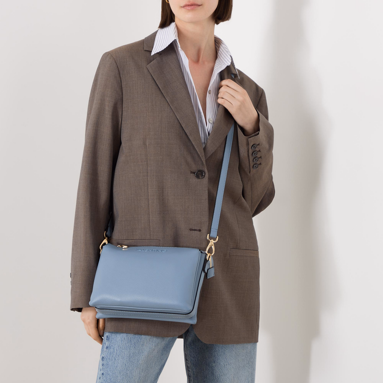 Manhattan Top-Zip Crossbody Bag