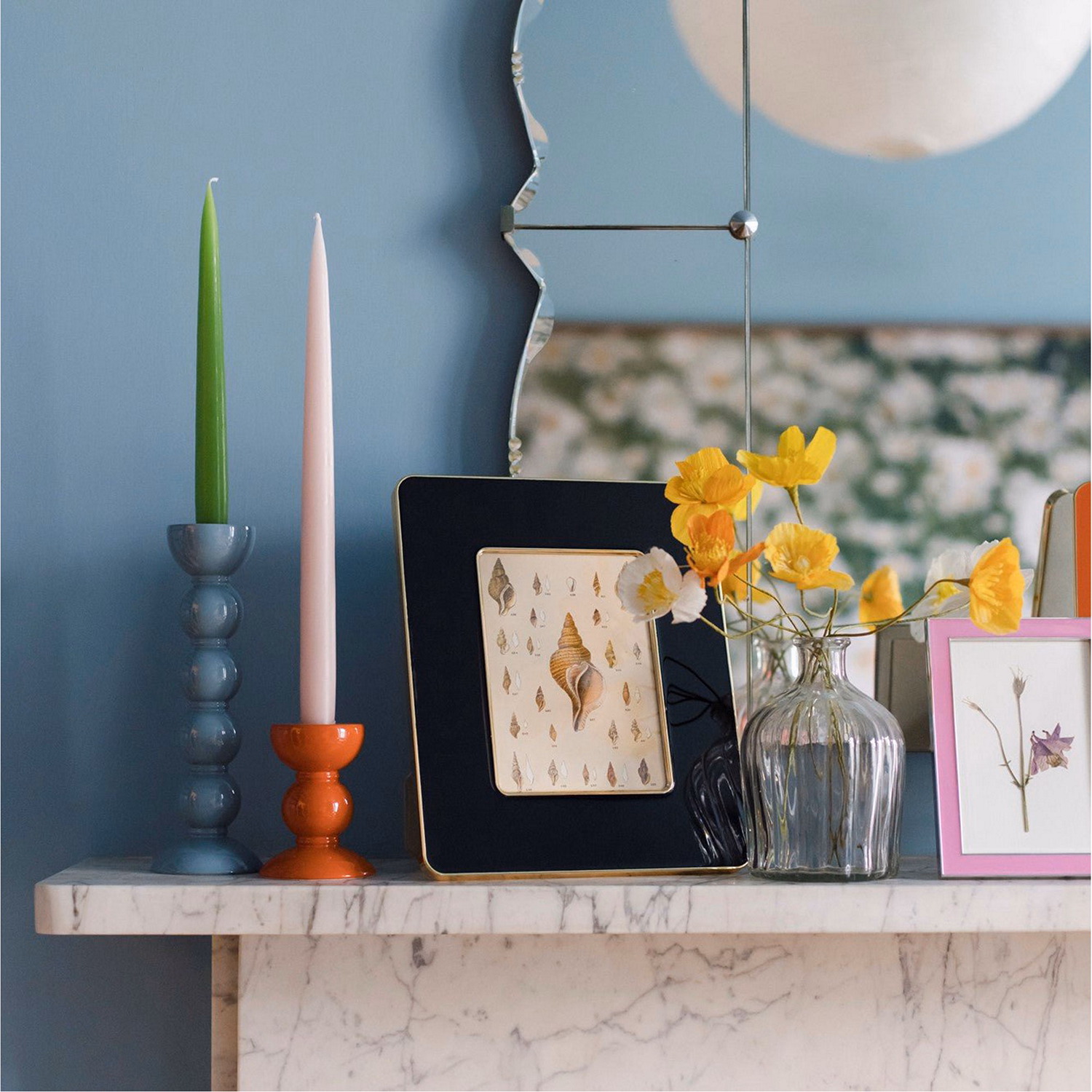 Black & Gold Enamel Studio Photo Frame 5x7