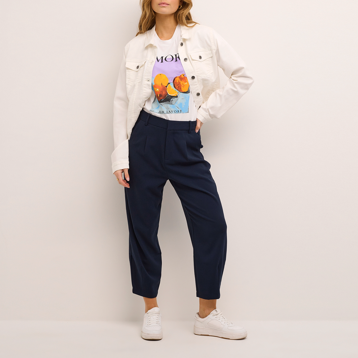 Merle Cropped Tailored Trousers