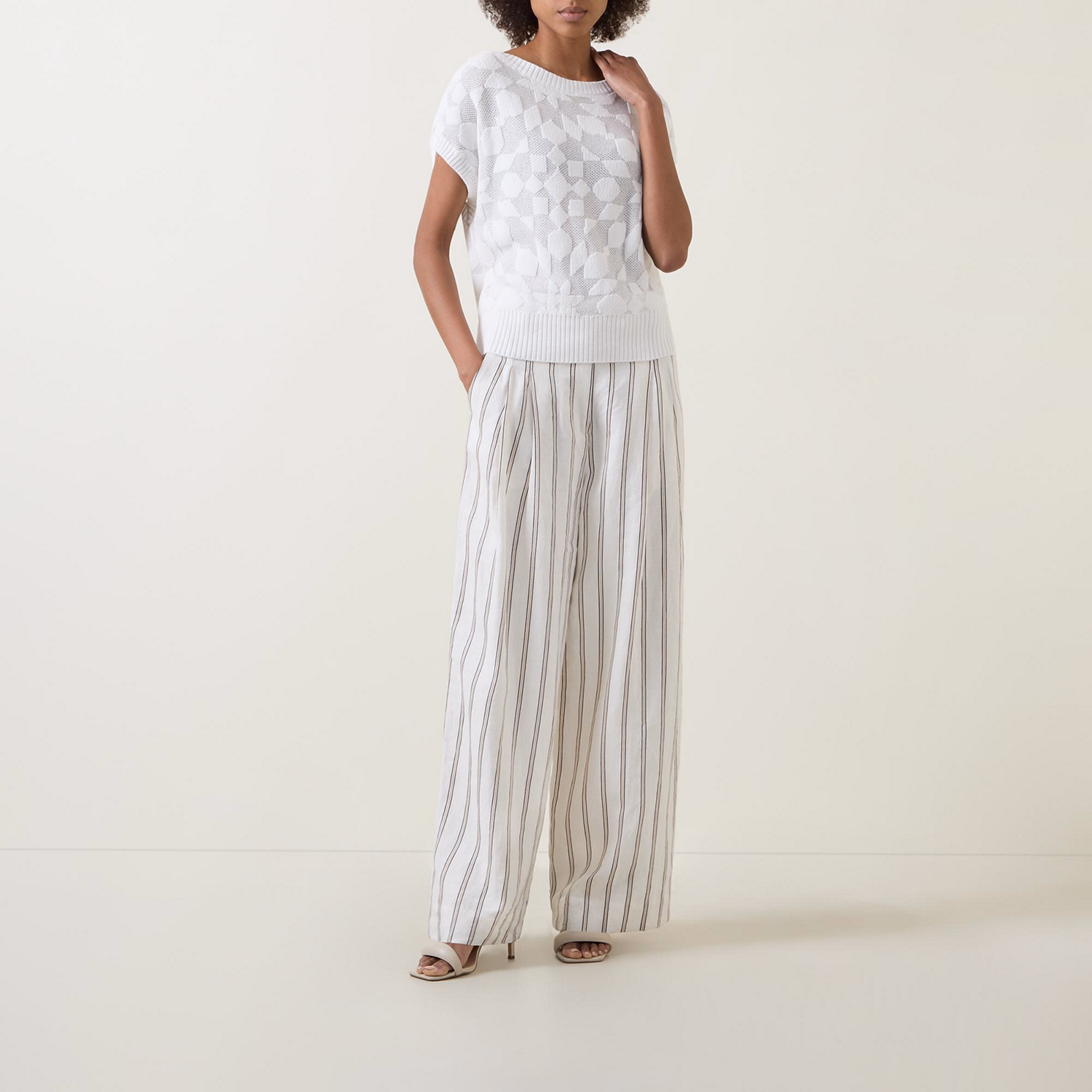 Geometric Knitted Top