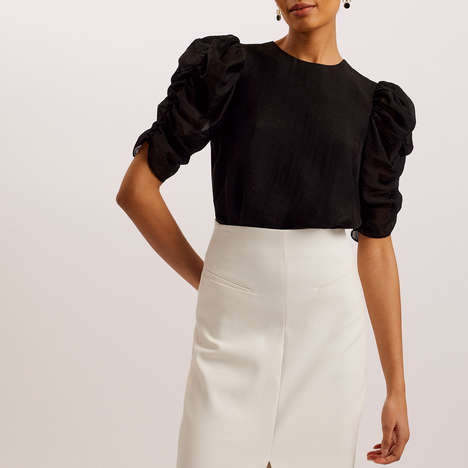 Sachiko Puff Detail Top