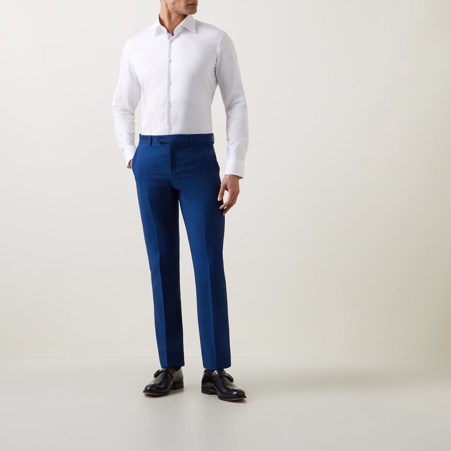 Hank Solid Trim Formal Shirt