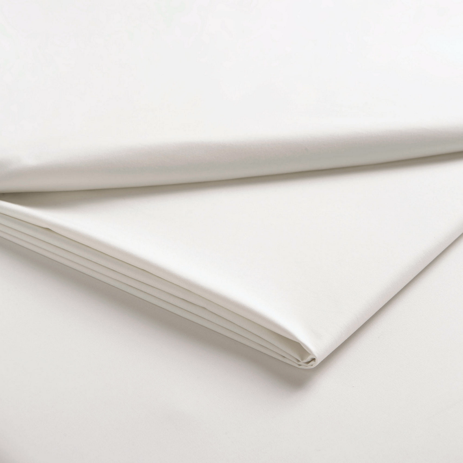 400 Thread Count Sateen Flat Sheet Ivory