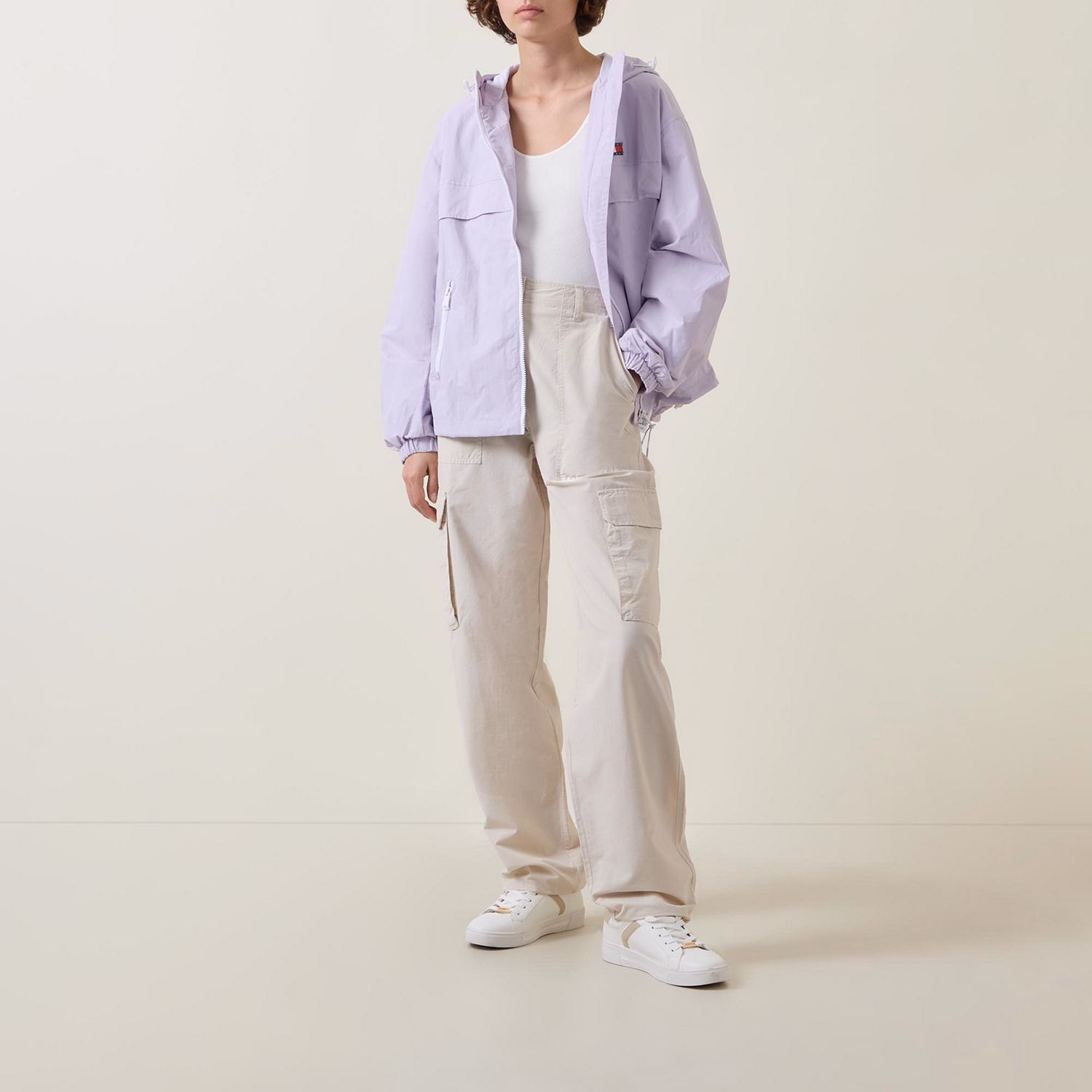 Harper High-Rise Mom Cargo Trousers