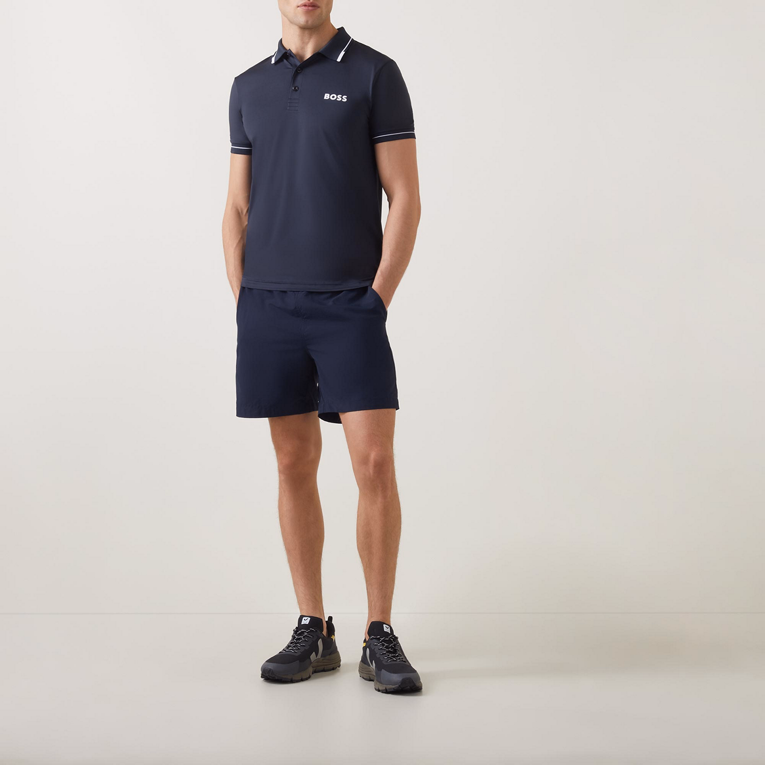 Paulpro Slim Fit Logo Polo Shirt