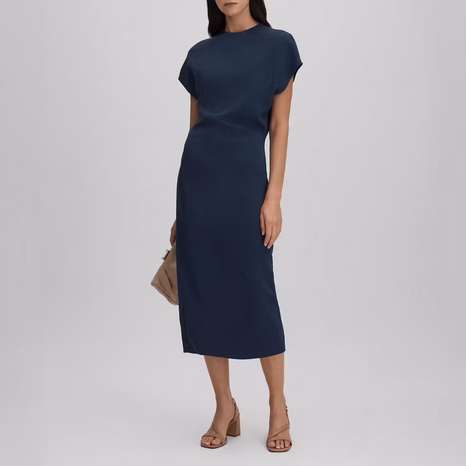 Tasha Draped Fitted Dress