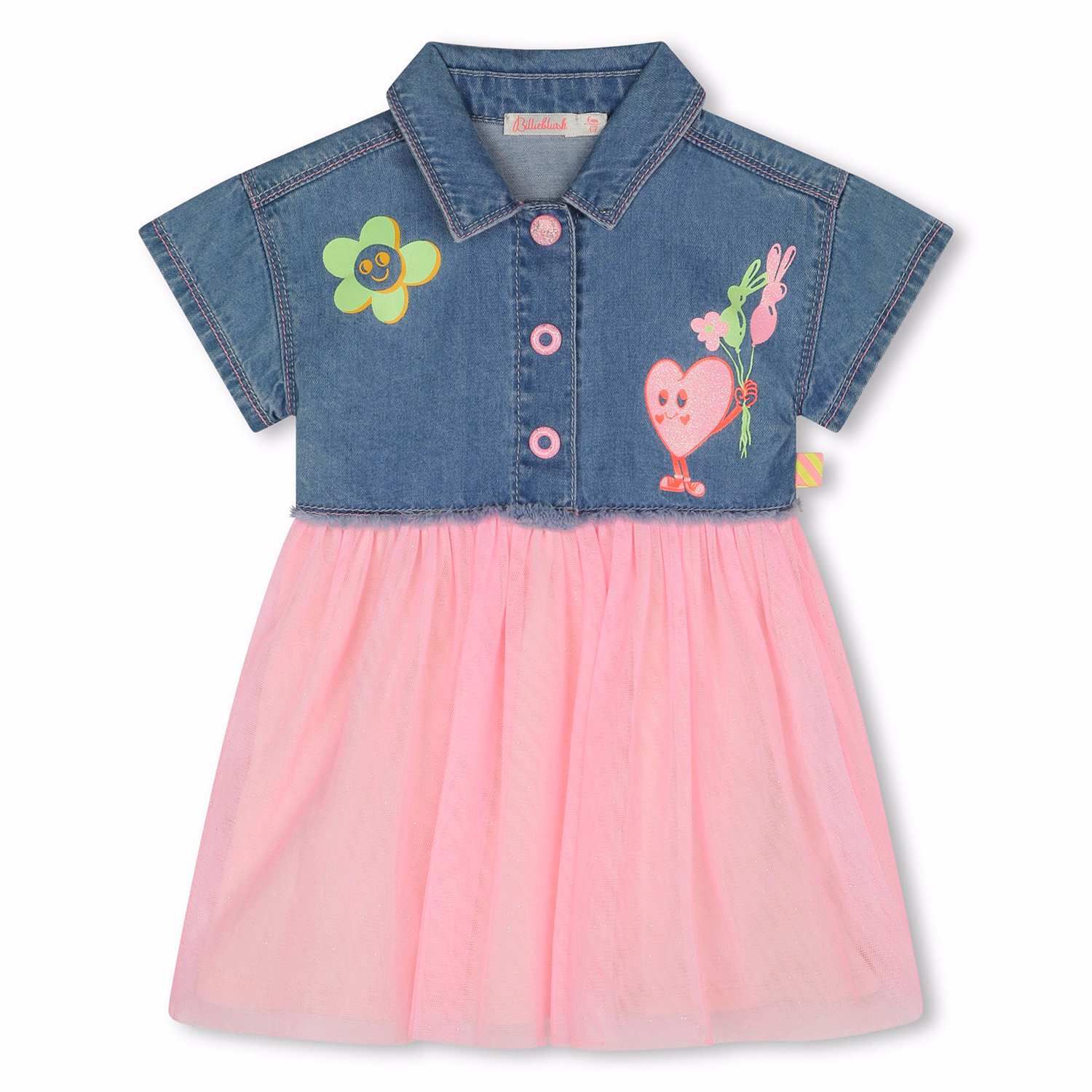 Two-Piece Collared Dress and Bloomer Set