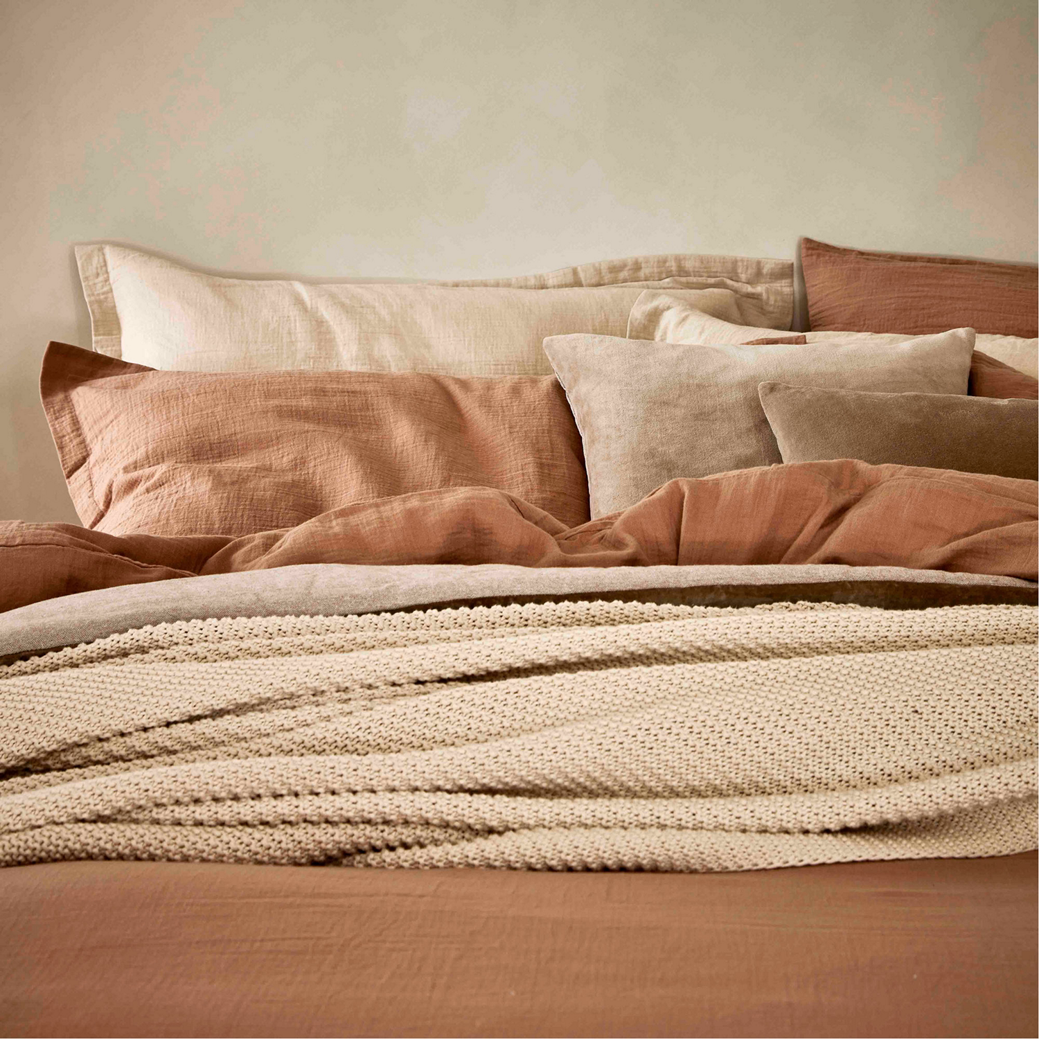 Organic Fitted Sheet Clay