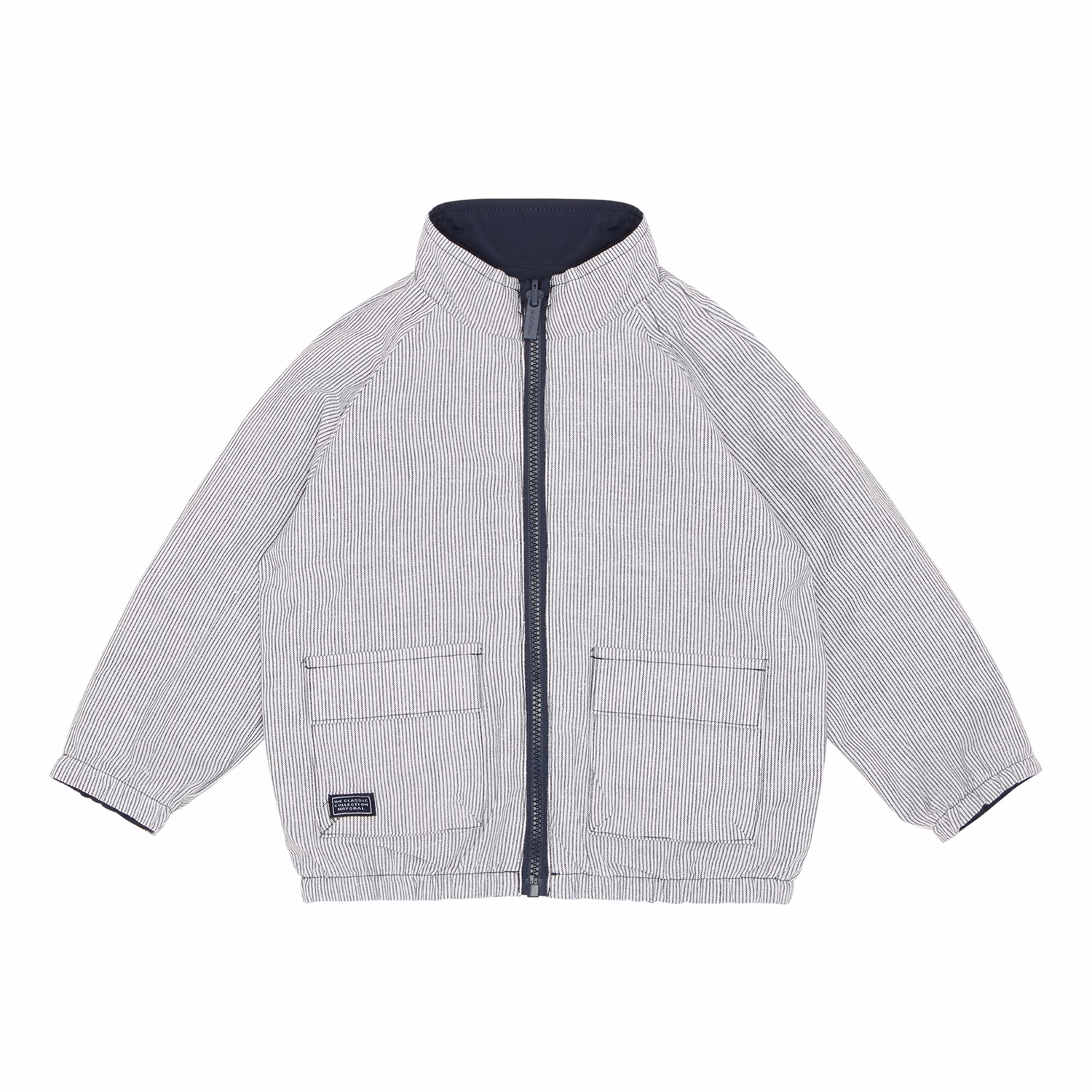 Zip-Through Reversible Windbreaker