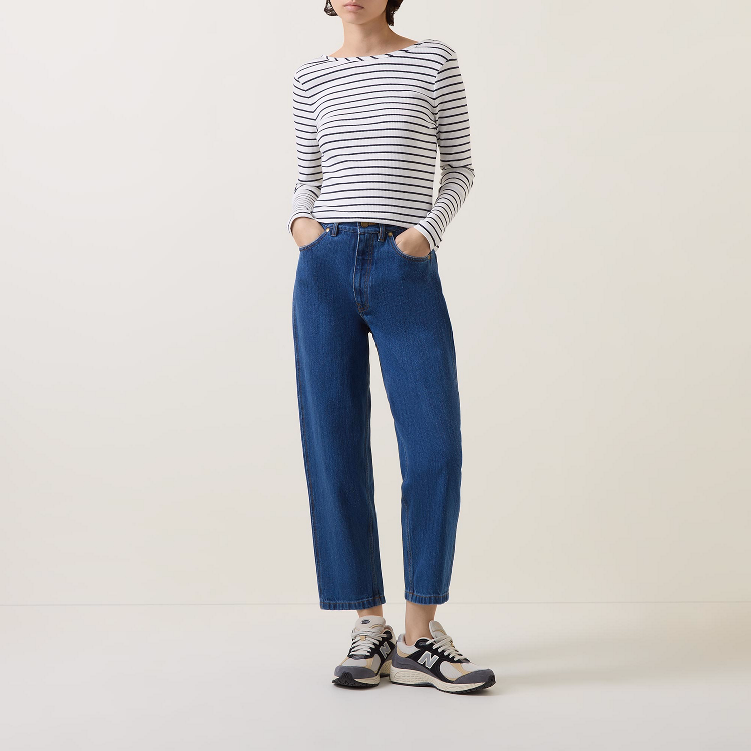 Westbury Barrel Leg Cropped Jeans