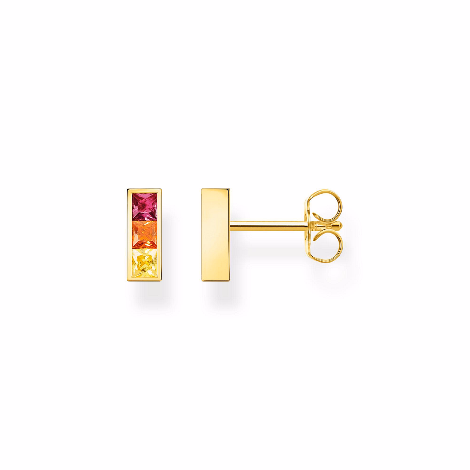 Rainbow Heritage Stone Alternate Stud Earrings
