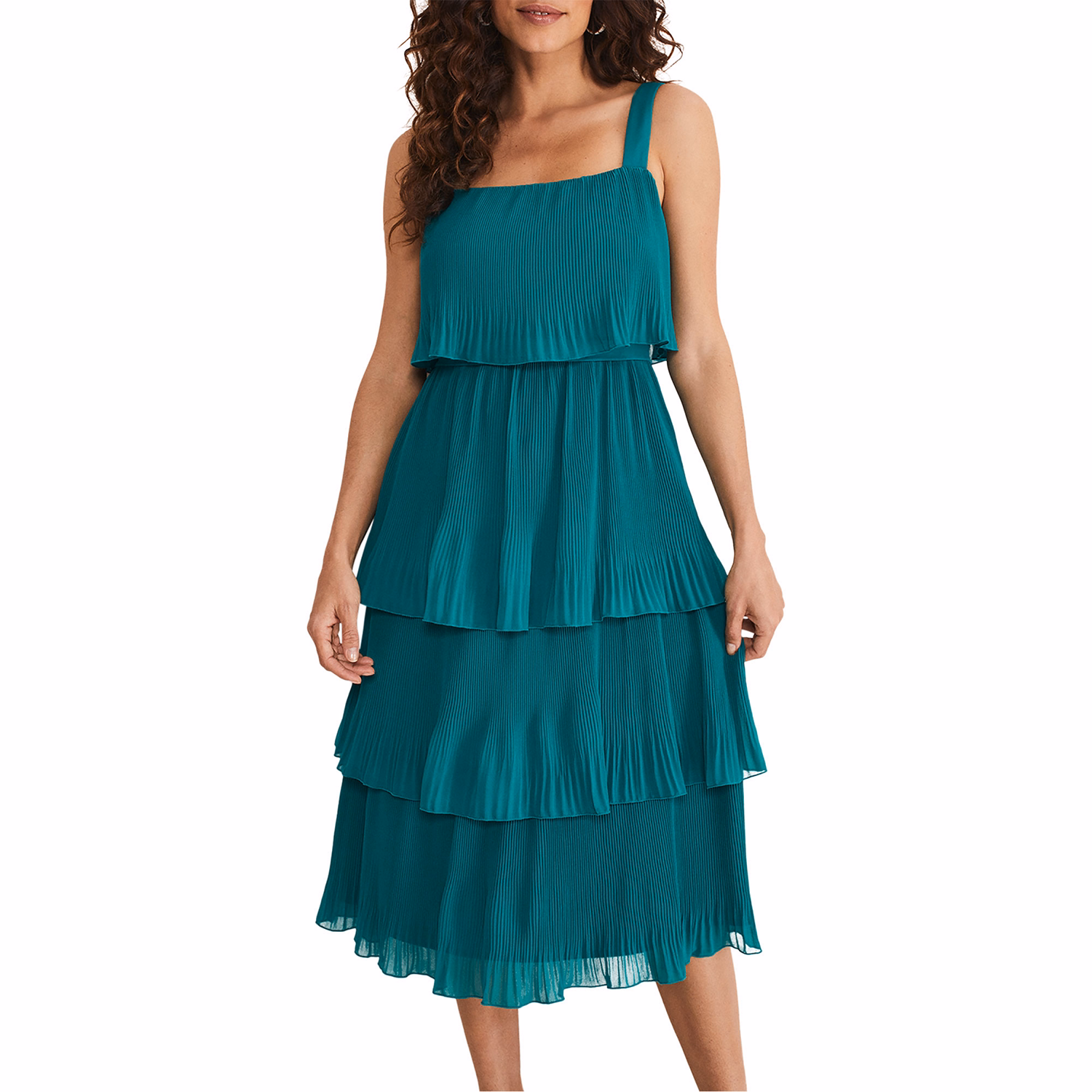 Arria Tiered Midi Dress