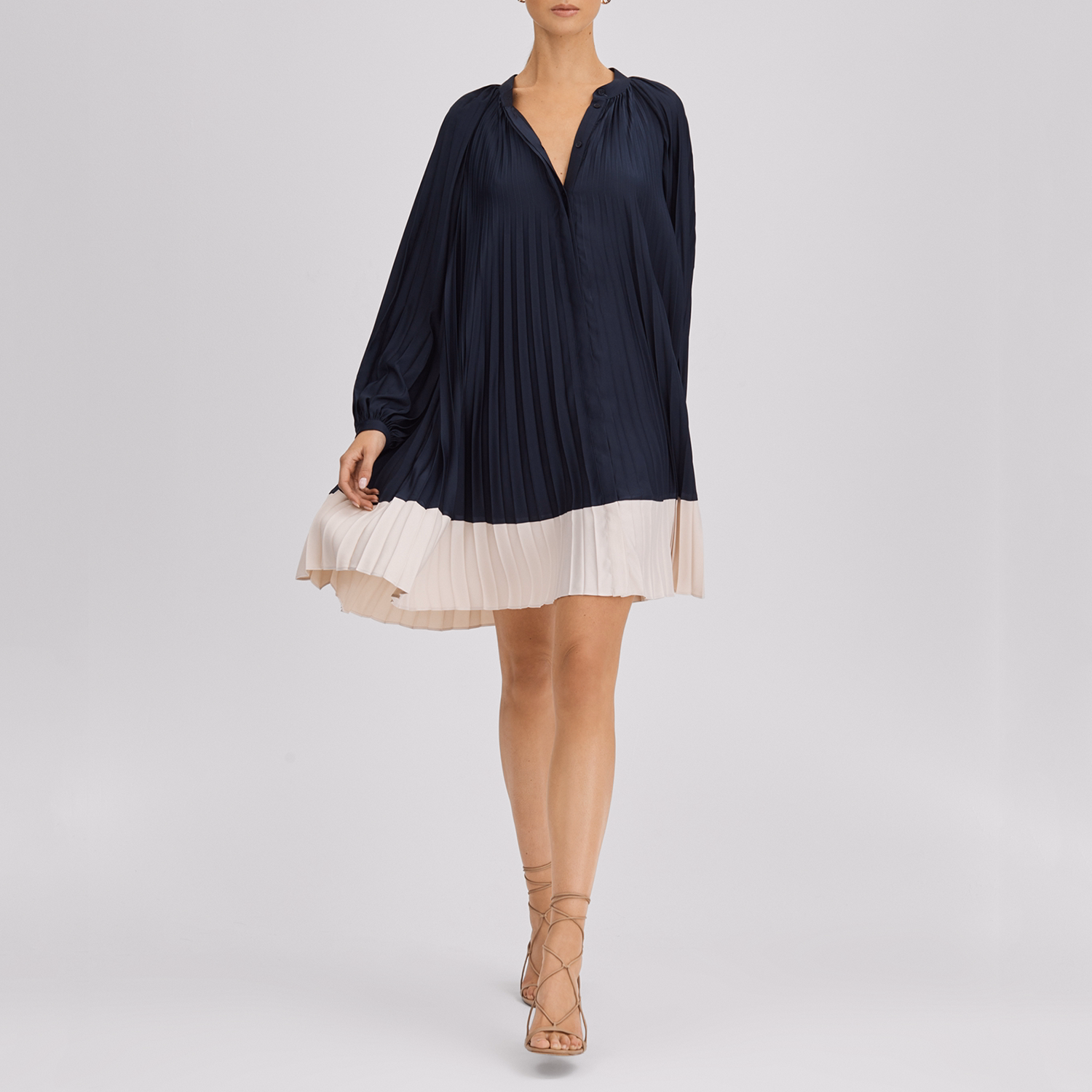 Gabby Pleated Mini Dress