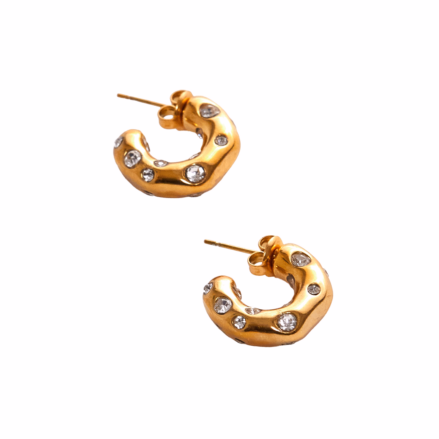 Astrid Embellished Hoop Earrings