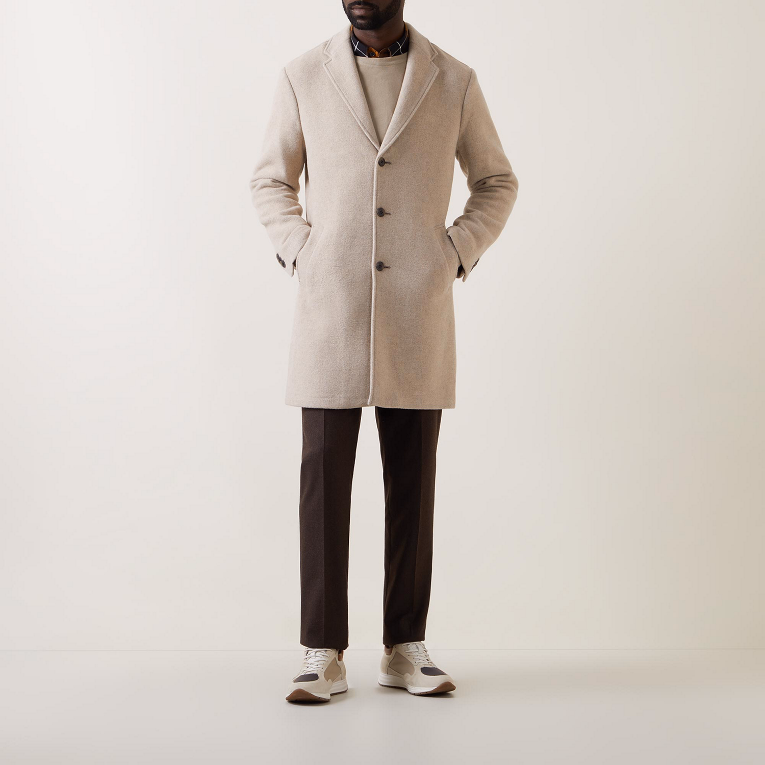 Lodestone Single-Breasted Overcoat