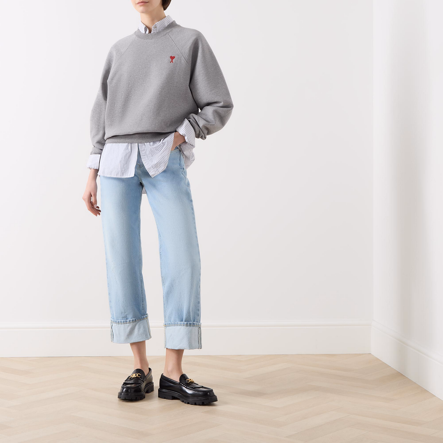 True Straight-Leg Jeans